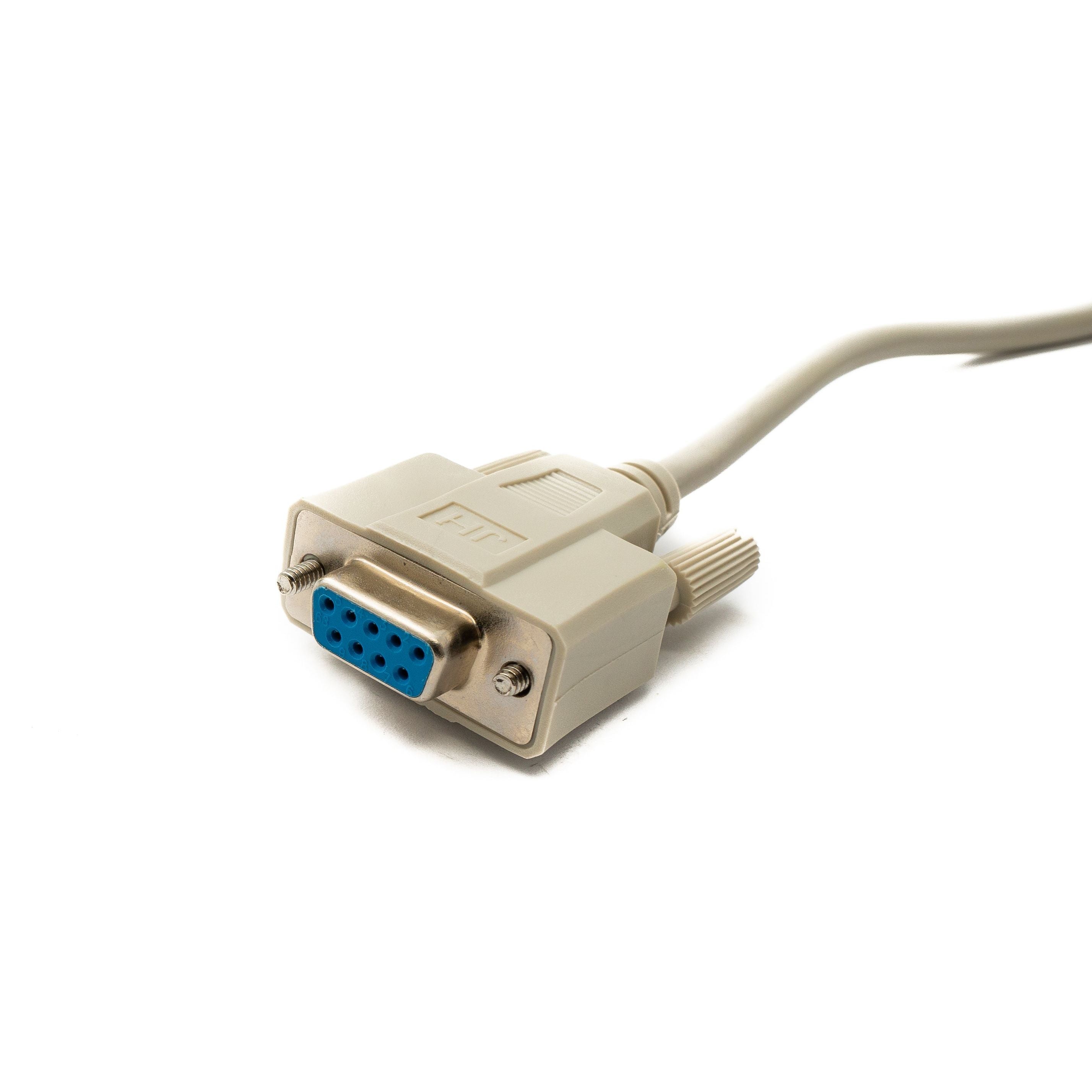 System-S D Sub Kabel 5 m 9 Pin Buchse Zu Buchse RS232 DB9 Grau - Stabile Serielle Verbindung Für Computer Und Geräte