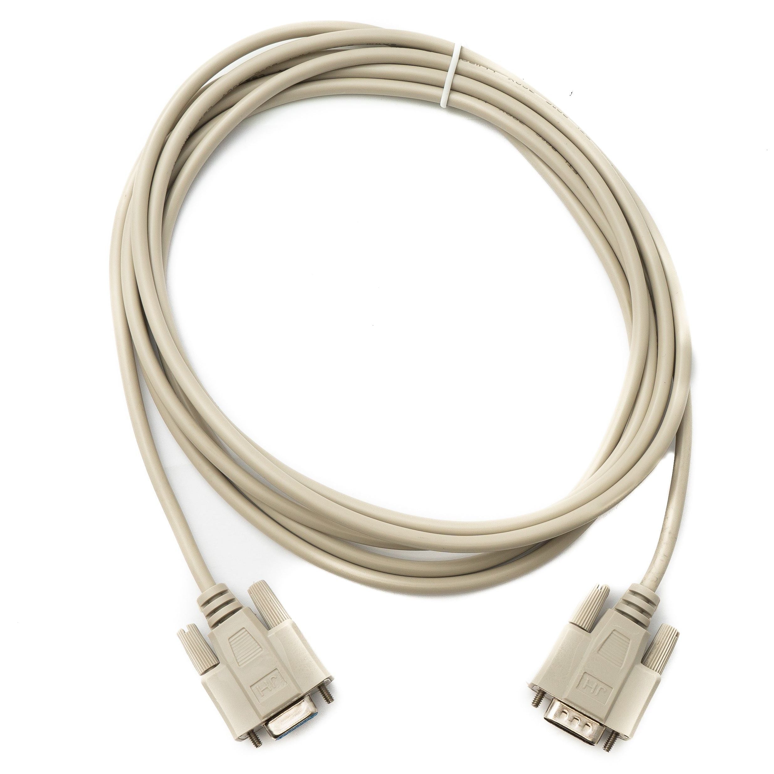 RS232 D-Sub Kabel 3 m Grau DB9 Seriell-Verbindung Zwischen Computer Und RS232-Geräten