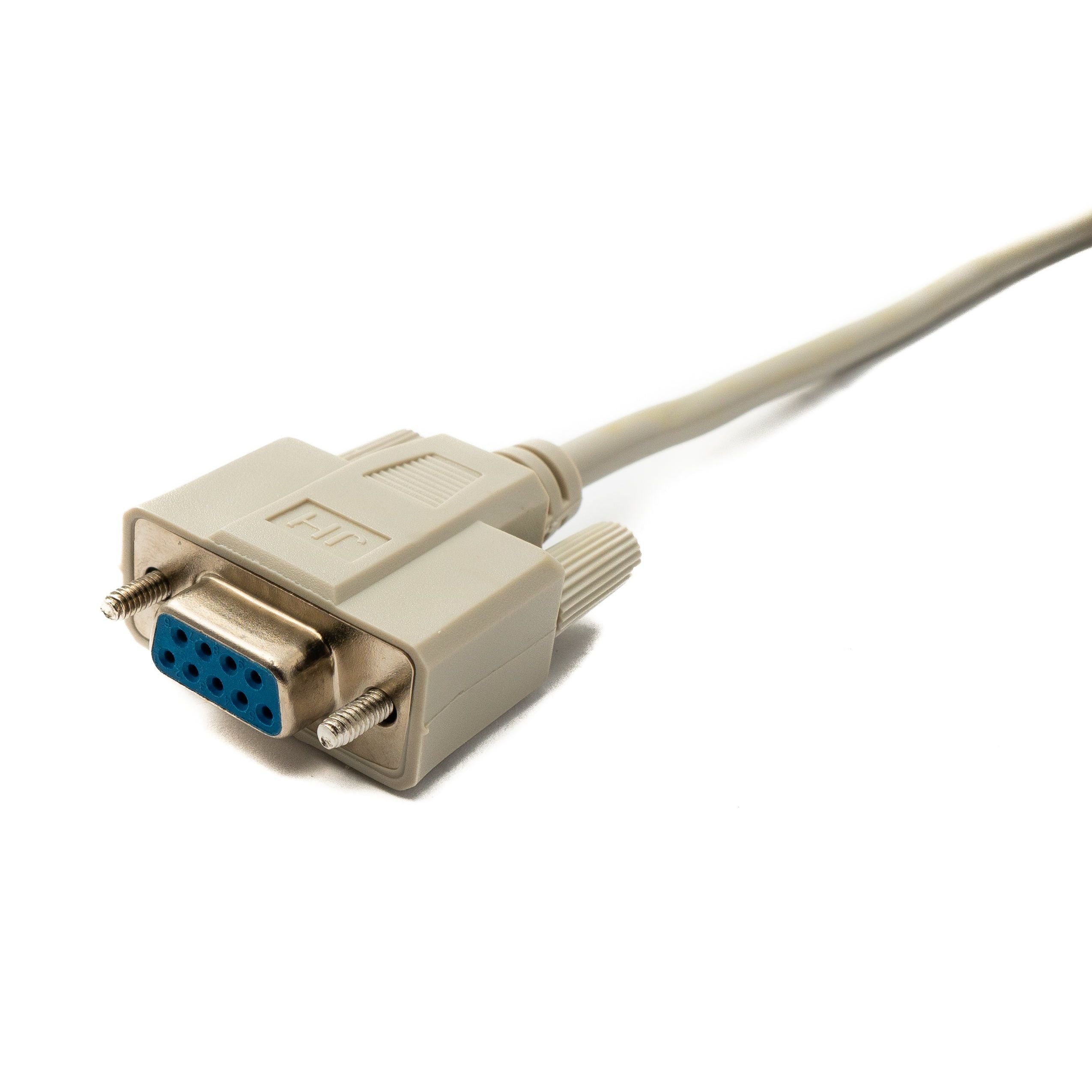 SYSTEM-S D Sub Kabel 5 m 9 Pin Stecker zu Buchse RS232 DB9 in Grau