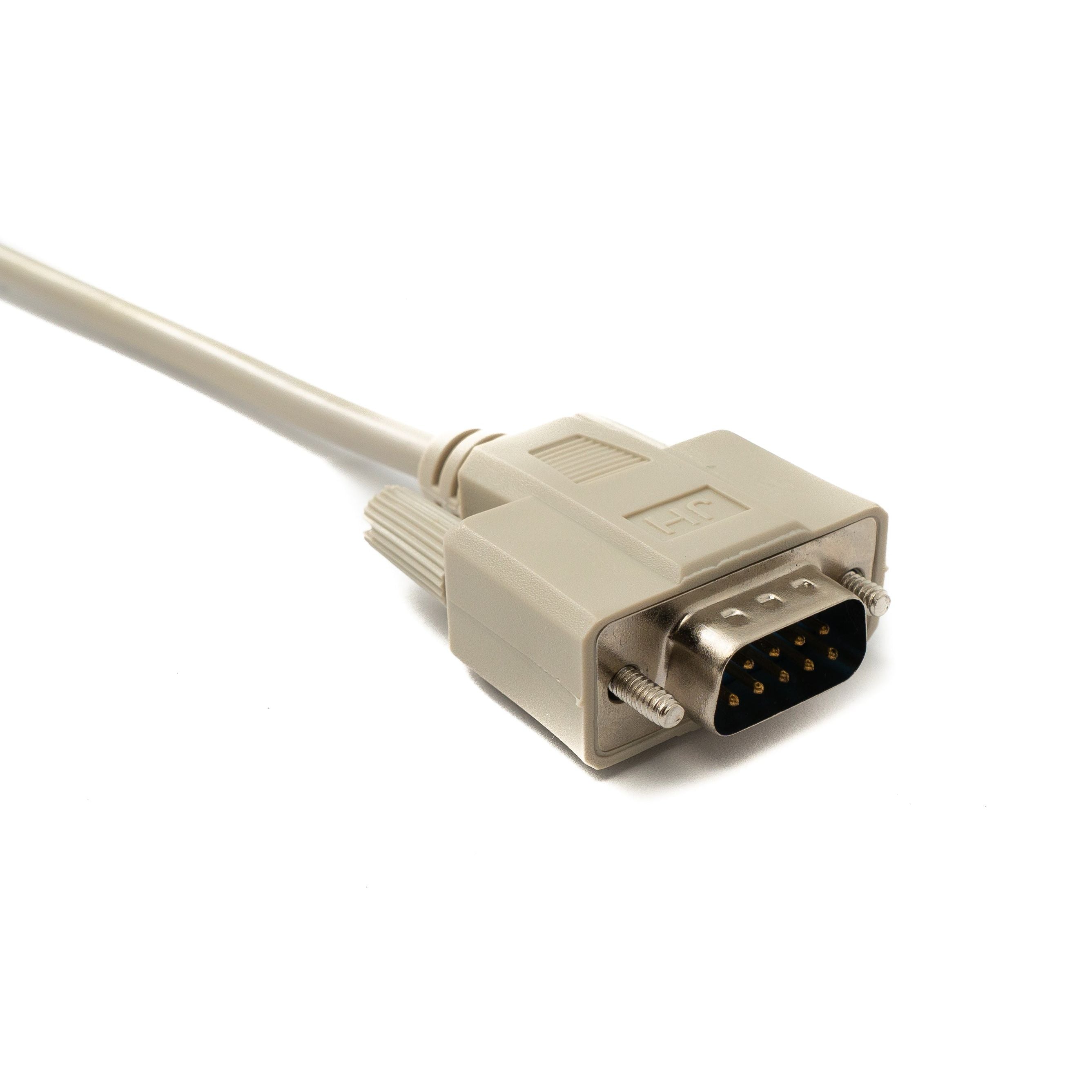 SYSTEM-S D Sub Kabel 5 m 9 Pin Stecker zu Buchse RS232 DB9 in Grau