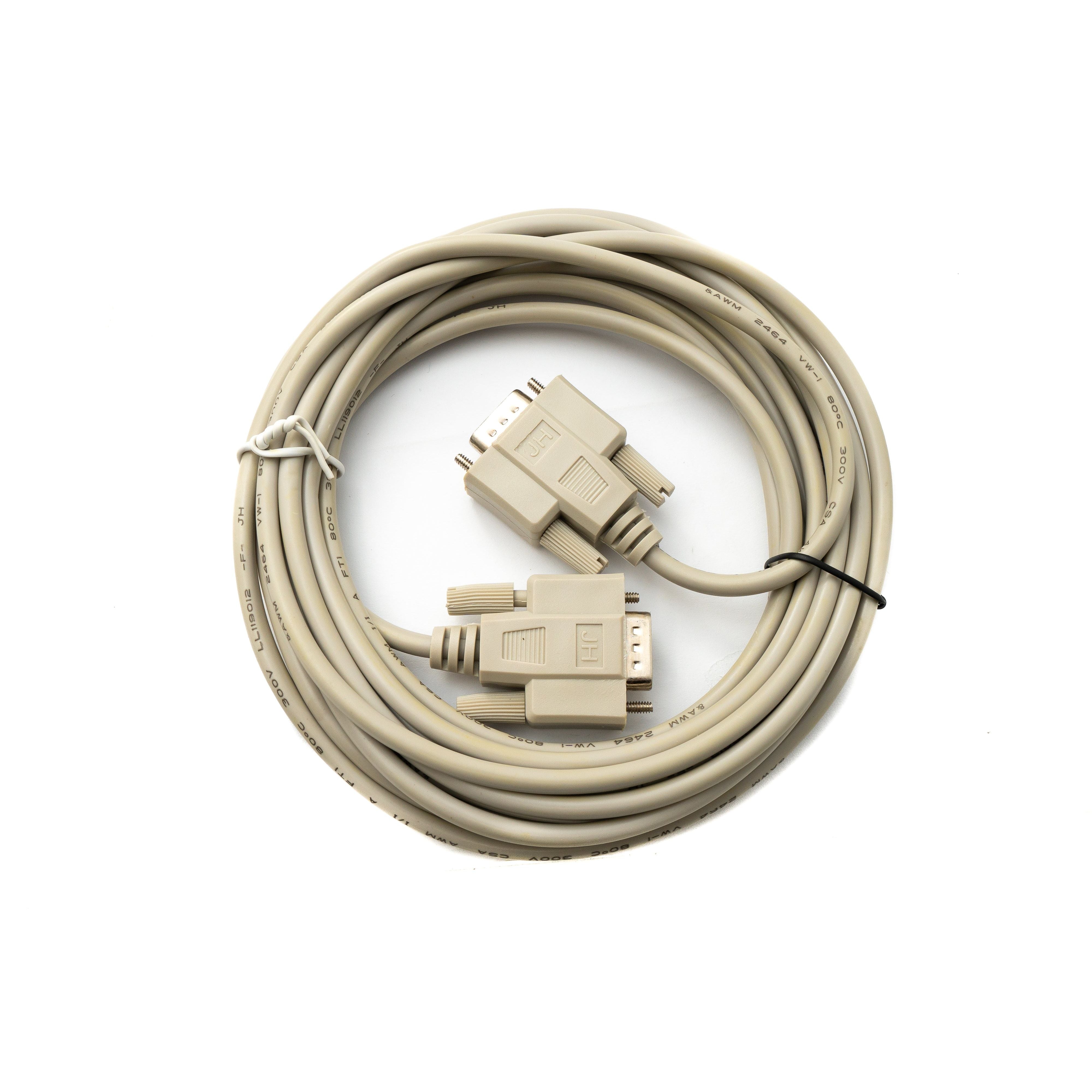 D Sub Kabel Fünf Meter RS232 DB9 Grau Stabiler Serieller Anschluss Für Computer Und Peripherie