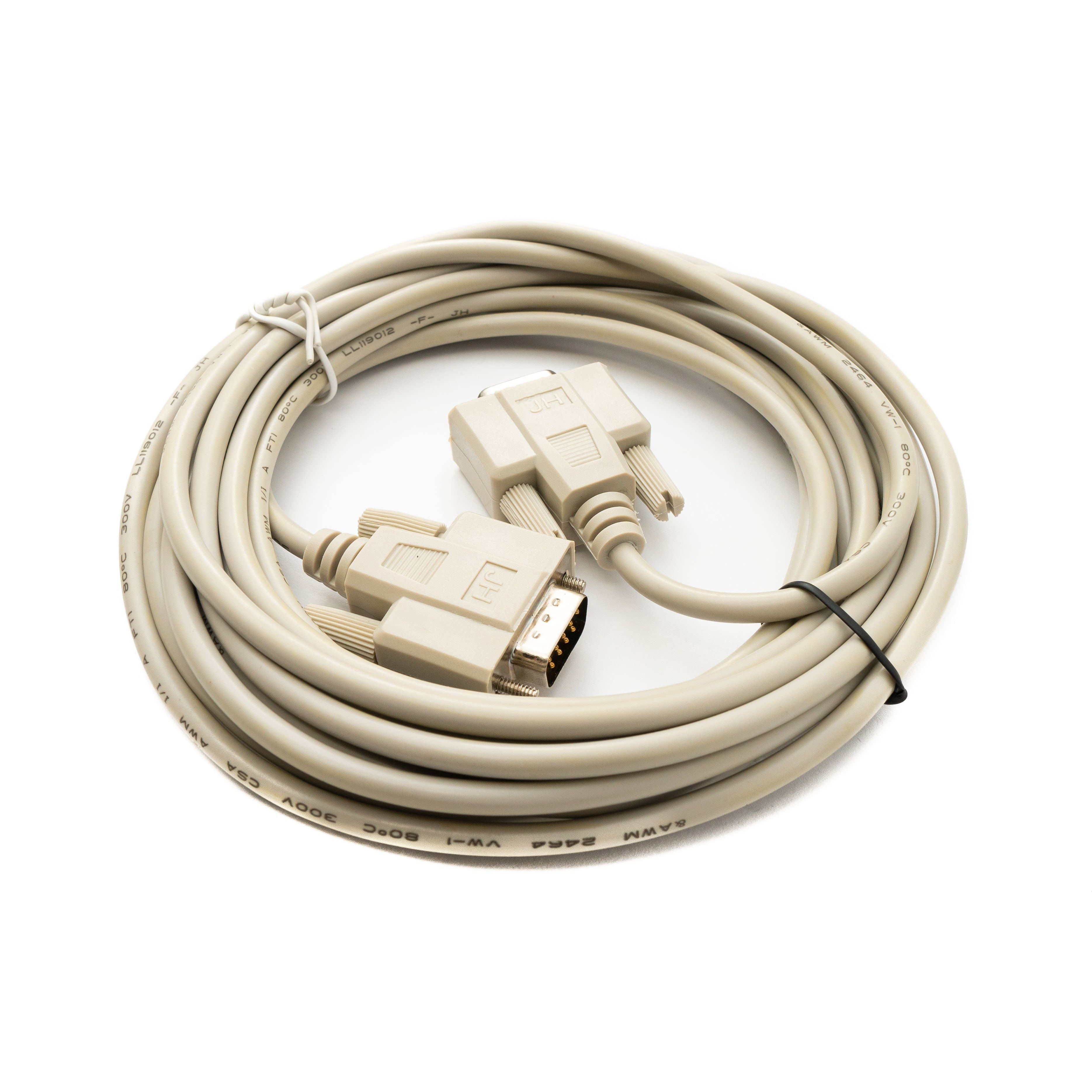 D Sub Kabel Fünf Meter RS232 DB9 Grau Stabiler Serieller Anschluss Für Computer Und Peripherie