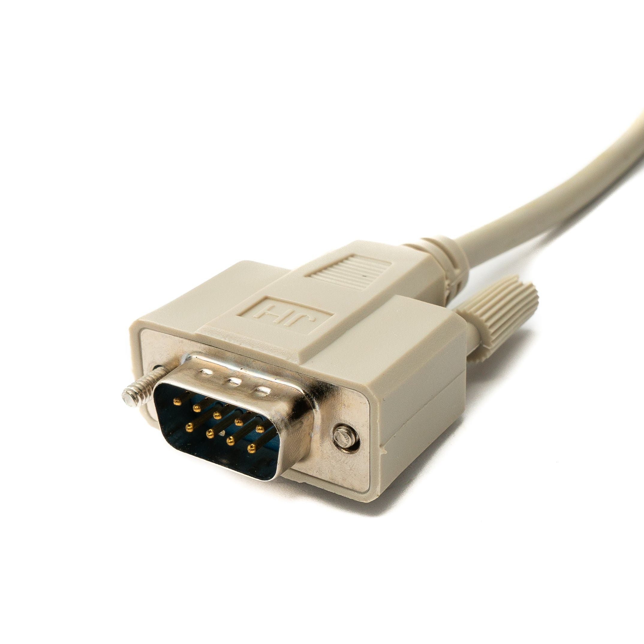 D Sub Kabel Fünf Meter RS232 DB9 Grau Stabiler Serieller Anschluss Für Computer Und Peripherie