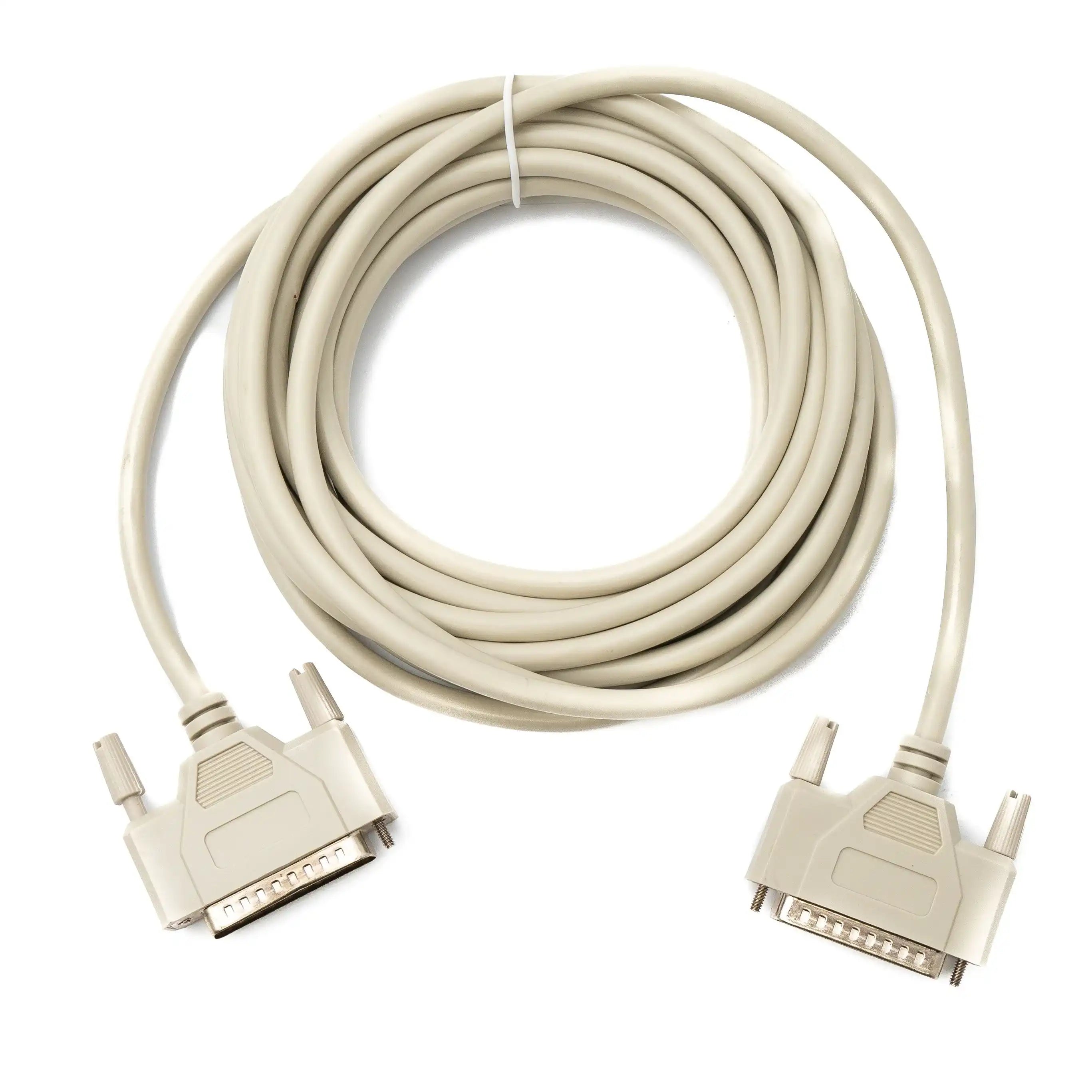 D Sub Kabel RS530 DB25 Stecker Zu Stecker Grau 5 Meter Hochwertiges Seriell Kabel