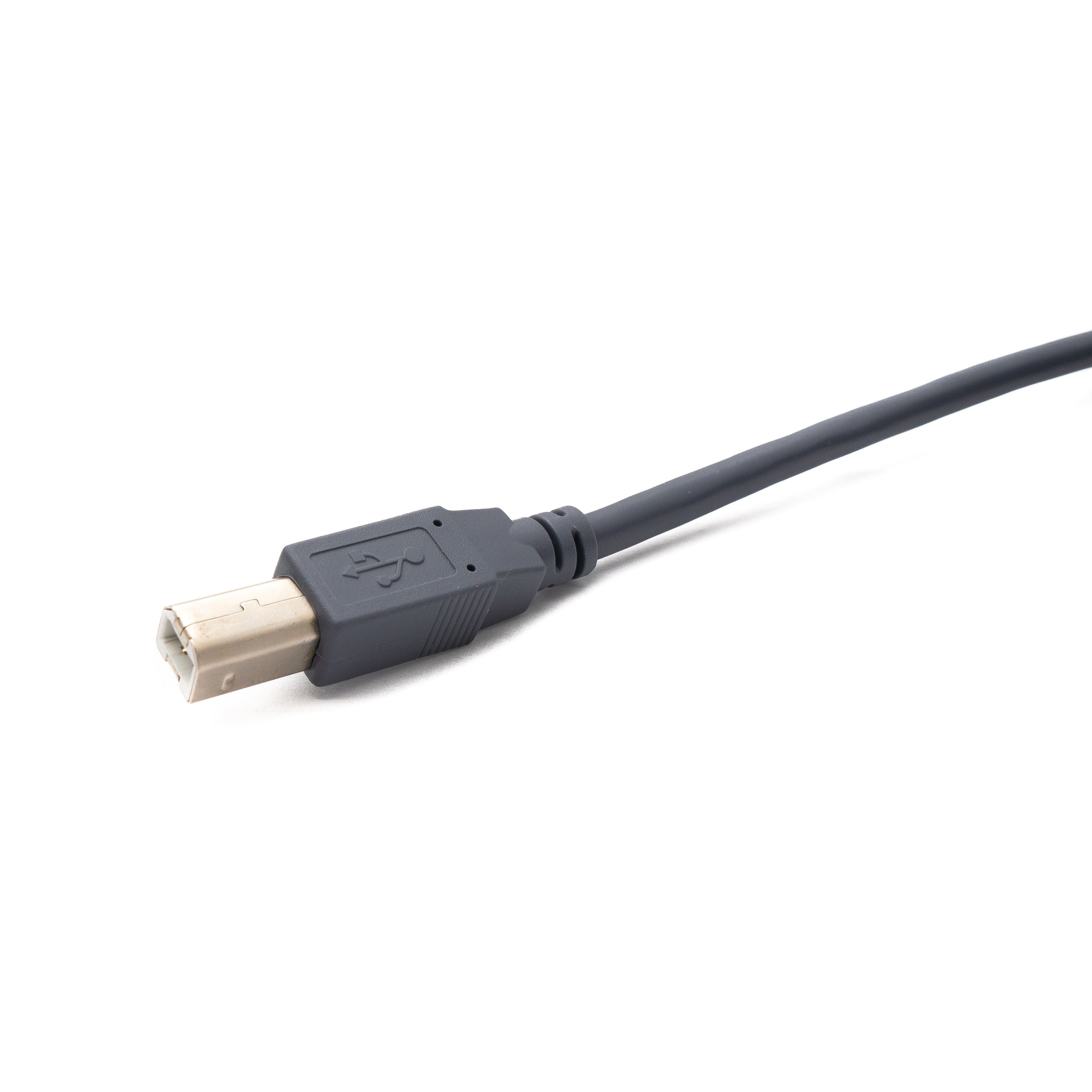 USB C Kabel 5 m Grau Typ C Zu Typ B Stecker Langkabel USB 2.0 Hi Speed 480 Mbit Pro Sekunde