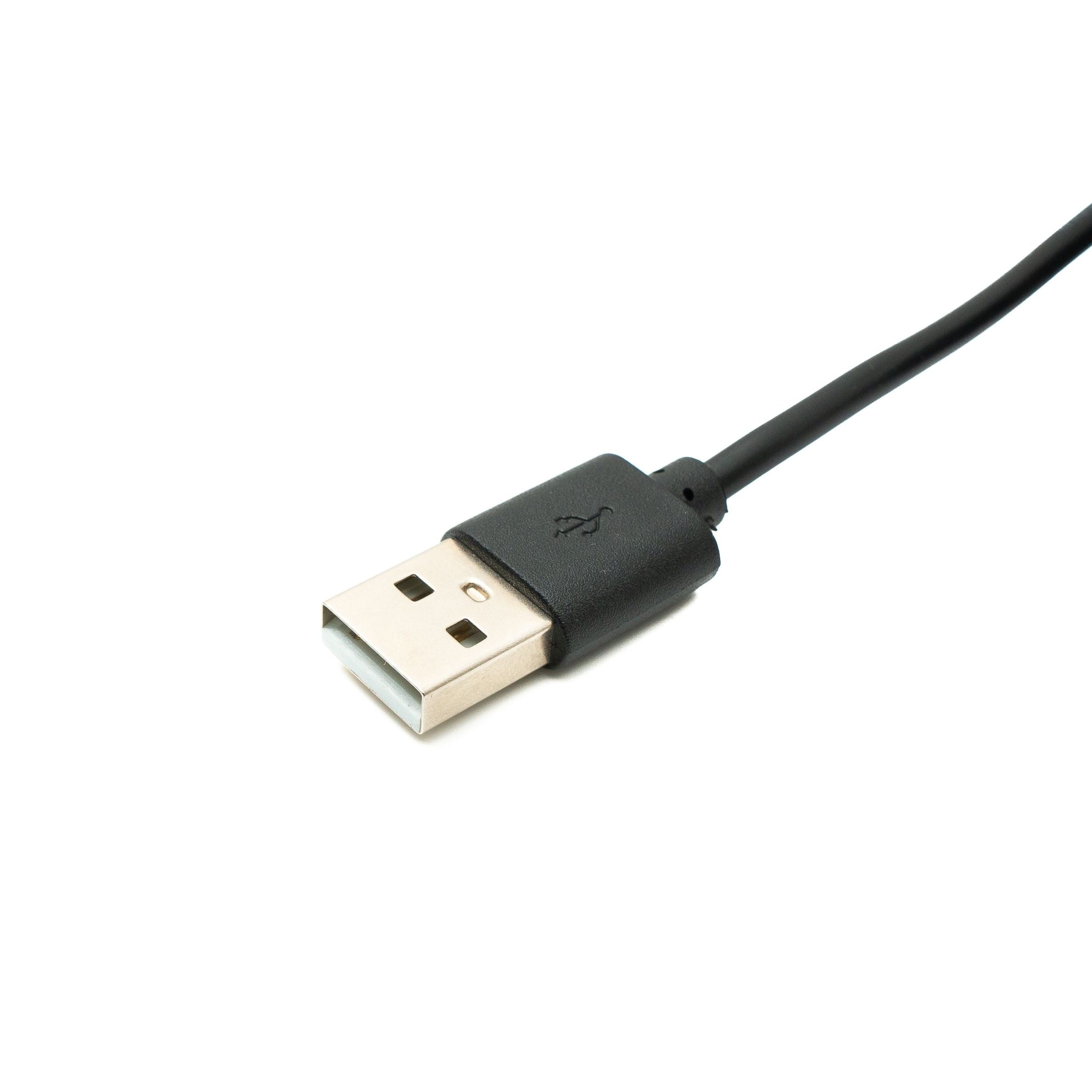 USB 2.0 Kabel Typ A Stecker Zu Zwei Pin Pigtail Mit Schalter Schwarz Kabellänge 200 Cm