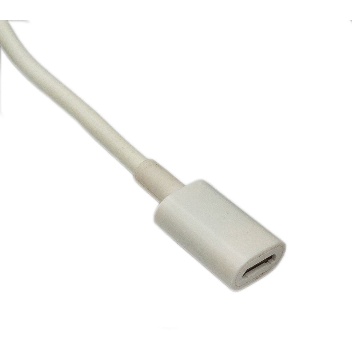 SYSTEM-S USB 2.0 Kabel Spiralkabel Micro B Stecker Zur Buchse Weiß 3 Meter Lang