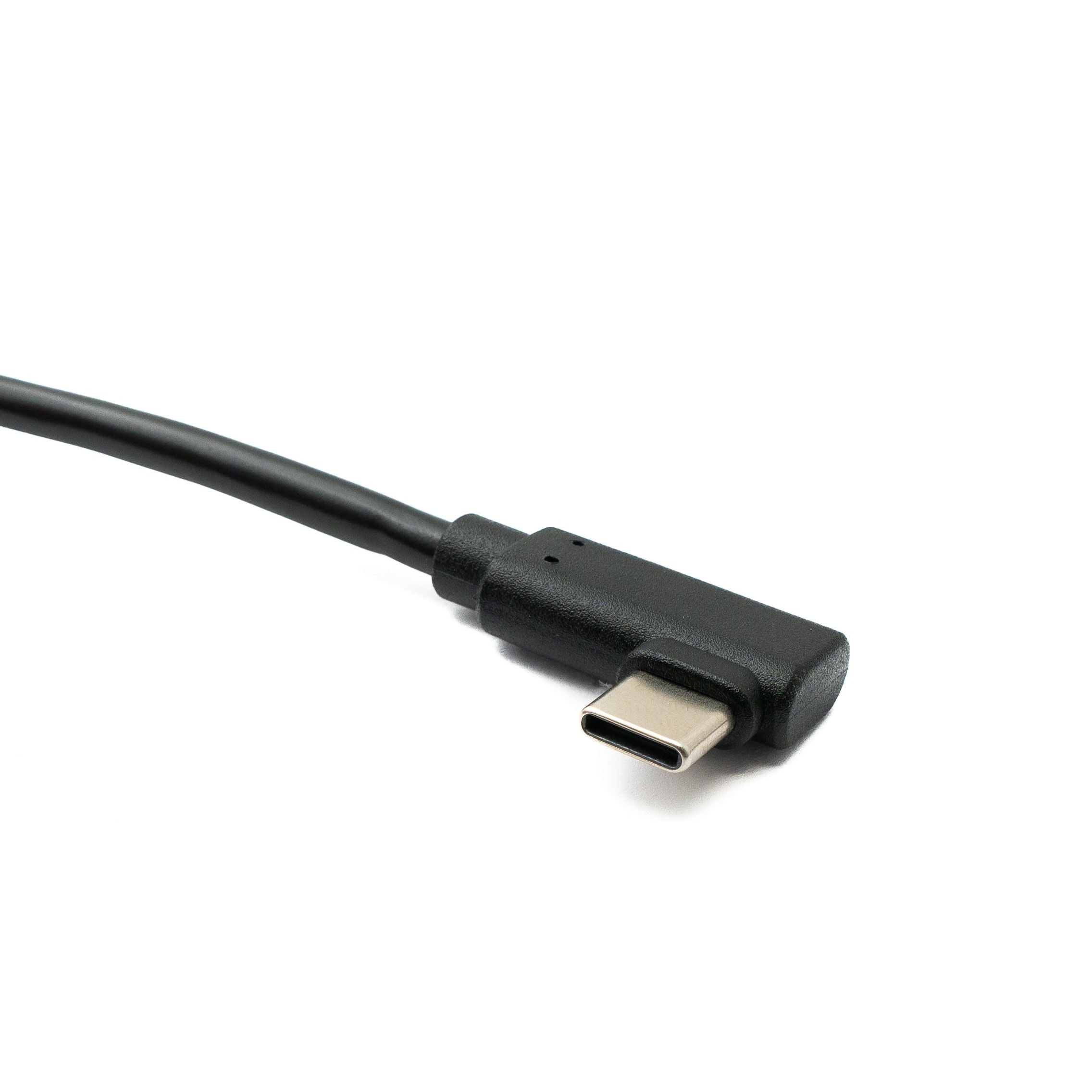 USB C Spiralkabel Ausziehbar 60 180 cm Links Und Rechts Winkel USB 3.1 SuperSpeed 5 Gbps