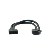 USB 3.0 Kabel Intern 19 Pin Zu 20 Pin Buchse Linker Winkel 25 cm Für Motherboard