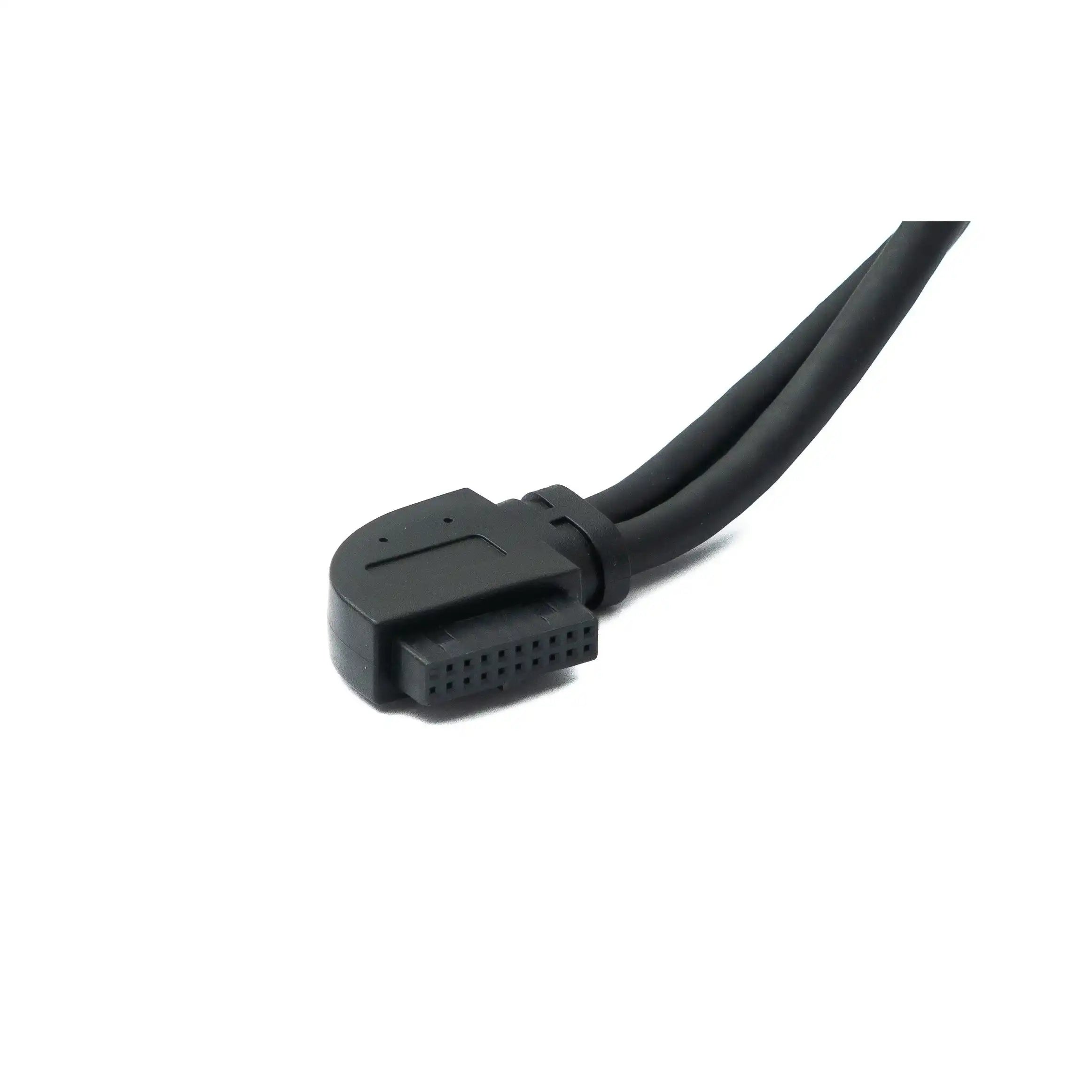 USB 3.0 Kabel Intern 19 Pin Zu 20 Pin Buchse Linker Winkel 25 cm Für Motherboard