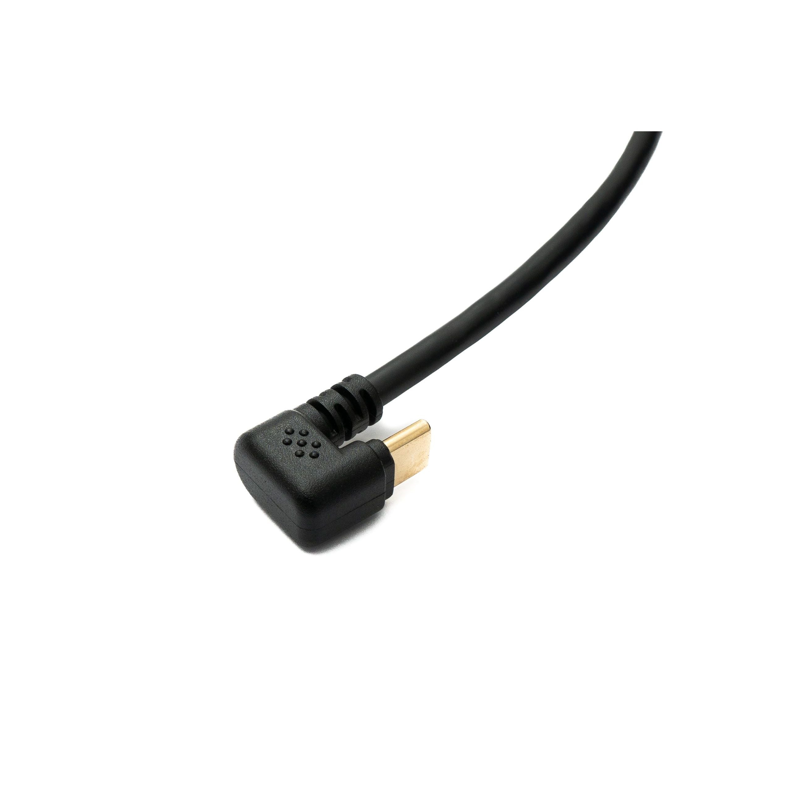 USB C Zu USB A Kabel 30 Cm Mit 180 Grad Winkel Und Aufwärtsgewinkeltem A Stecker 5 Gbps 100W