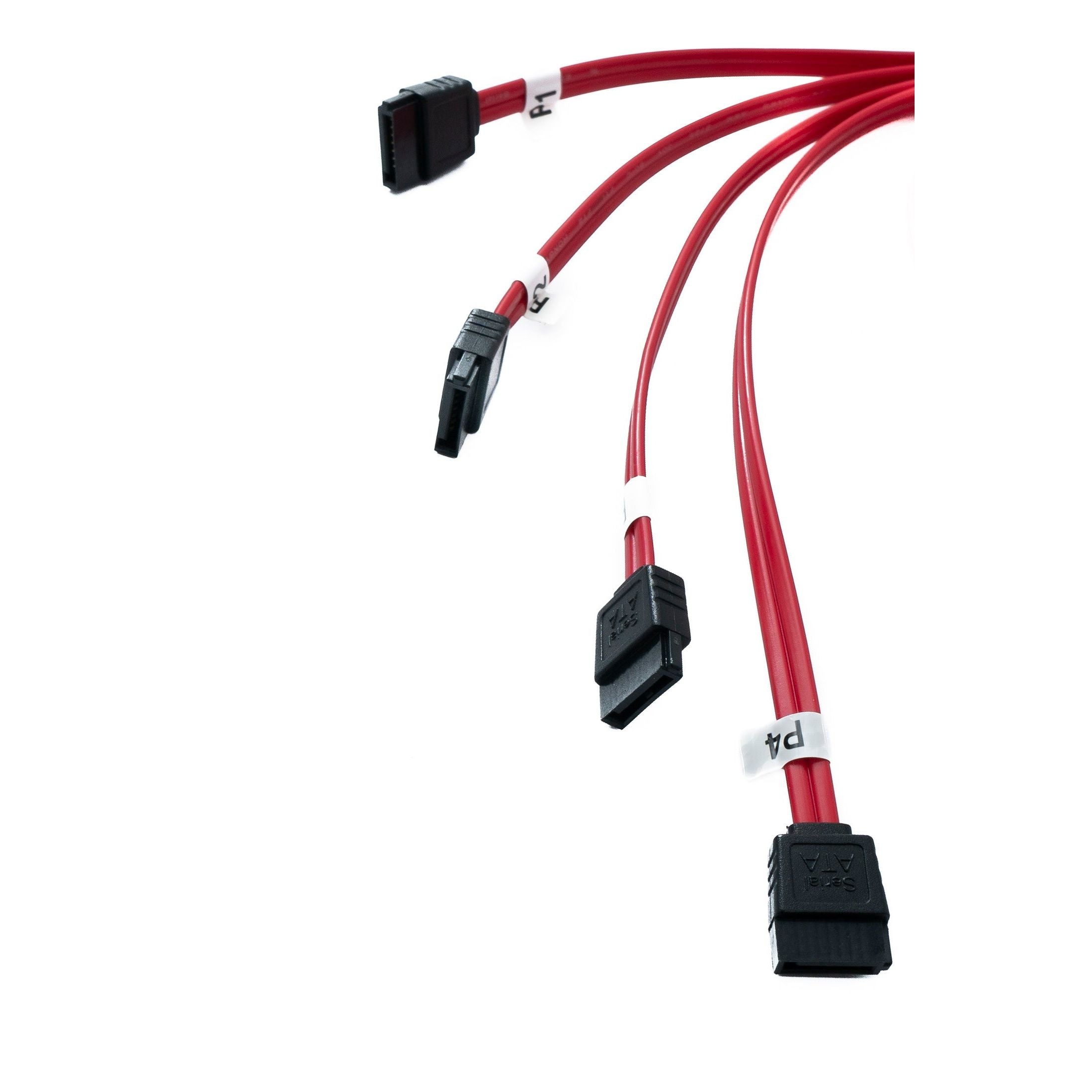 SFF-8087 Mini SAS Kabel 100 Zentimeter Zu 4x SATA 7-Pin Für RAID Festplatten Und Motherboard