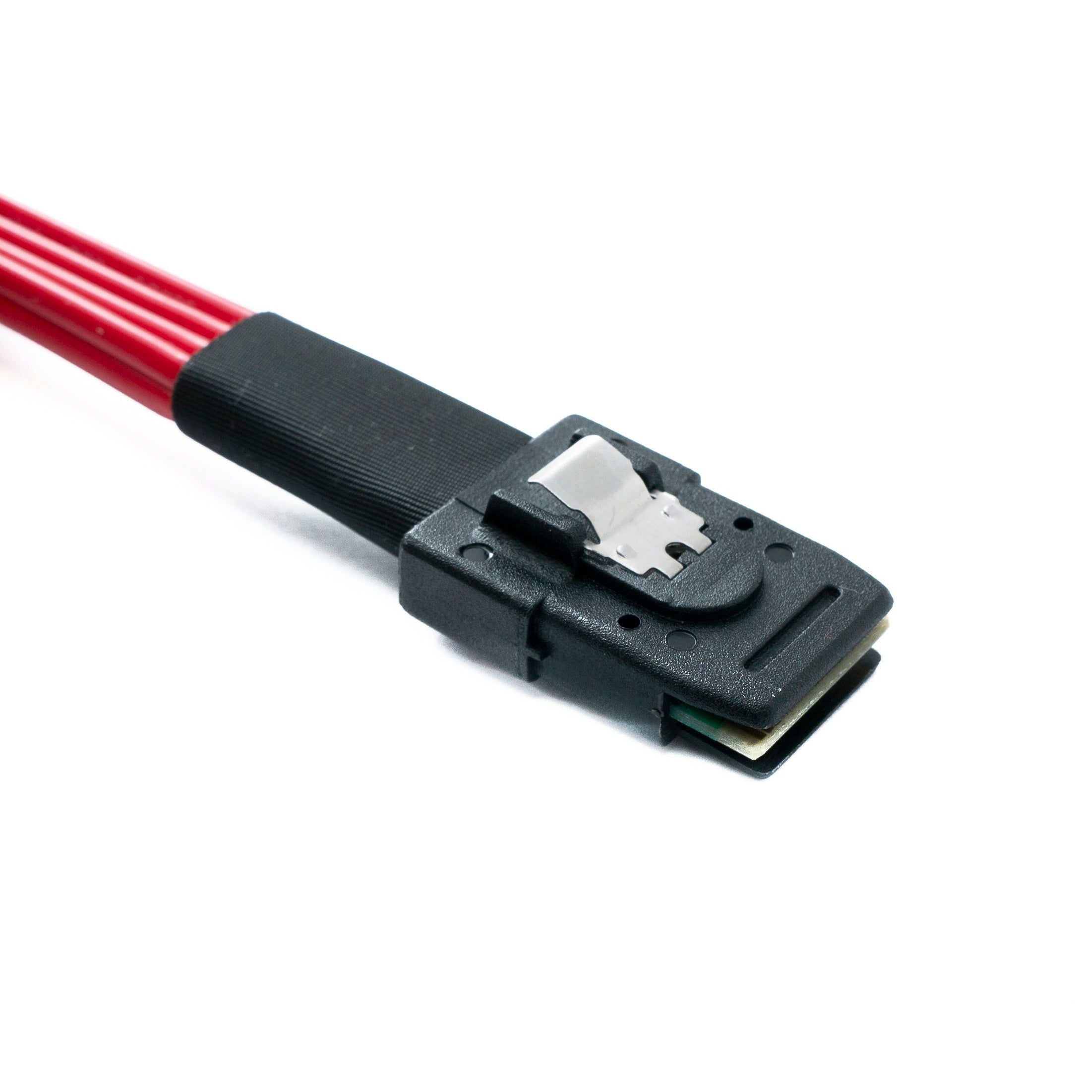 SFF-8087 Mini SAS Kabel 100 Zentimeter Zu 4x SATA 7-Pin Für RAID Festplatten Und Motherboard