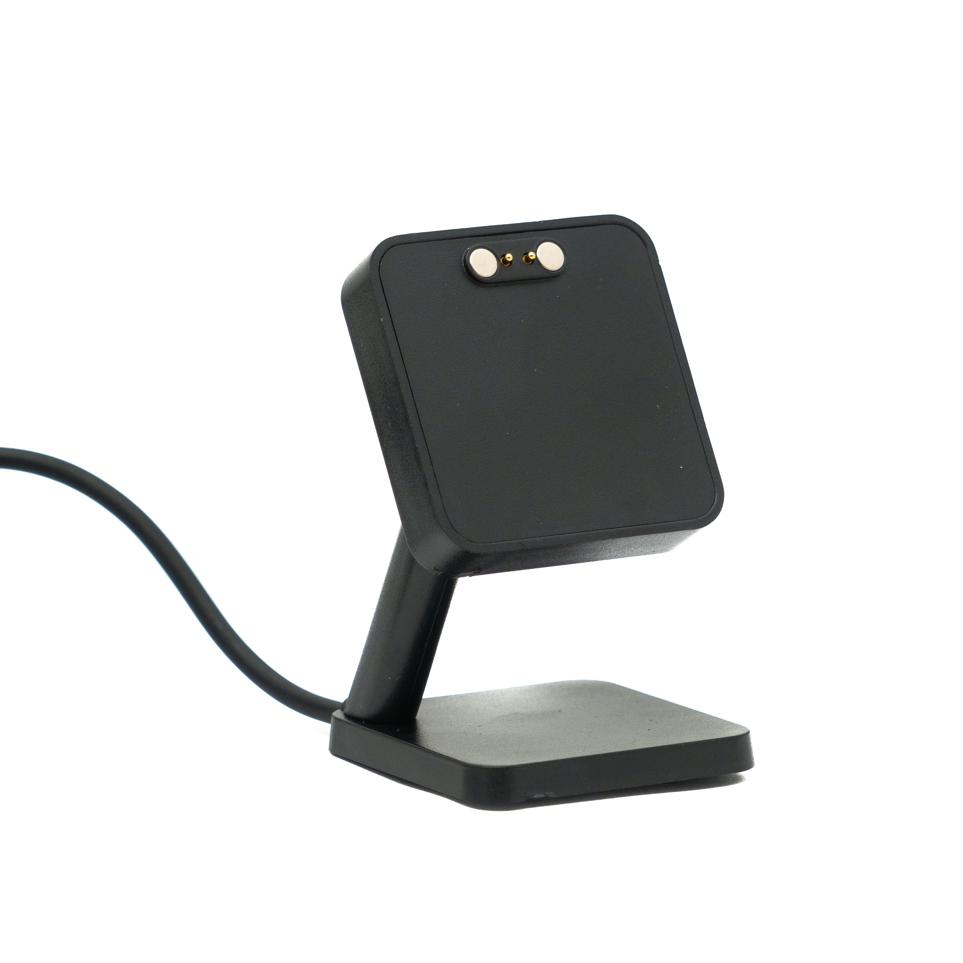 USB ZweipunktNull Ladestation Und Kabel Für QYC GTC GTS Smartwatch Magnetisch Schwarz Kompatibel 100 cm