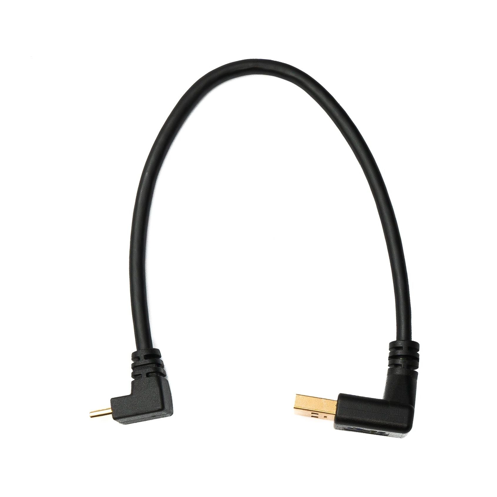 Systemhaus Zakaria USB C Zu USB A Winkelkabel Mit Auf Ab Winkelstecker 5 Gbit SuperSpeed 20 Cm
