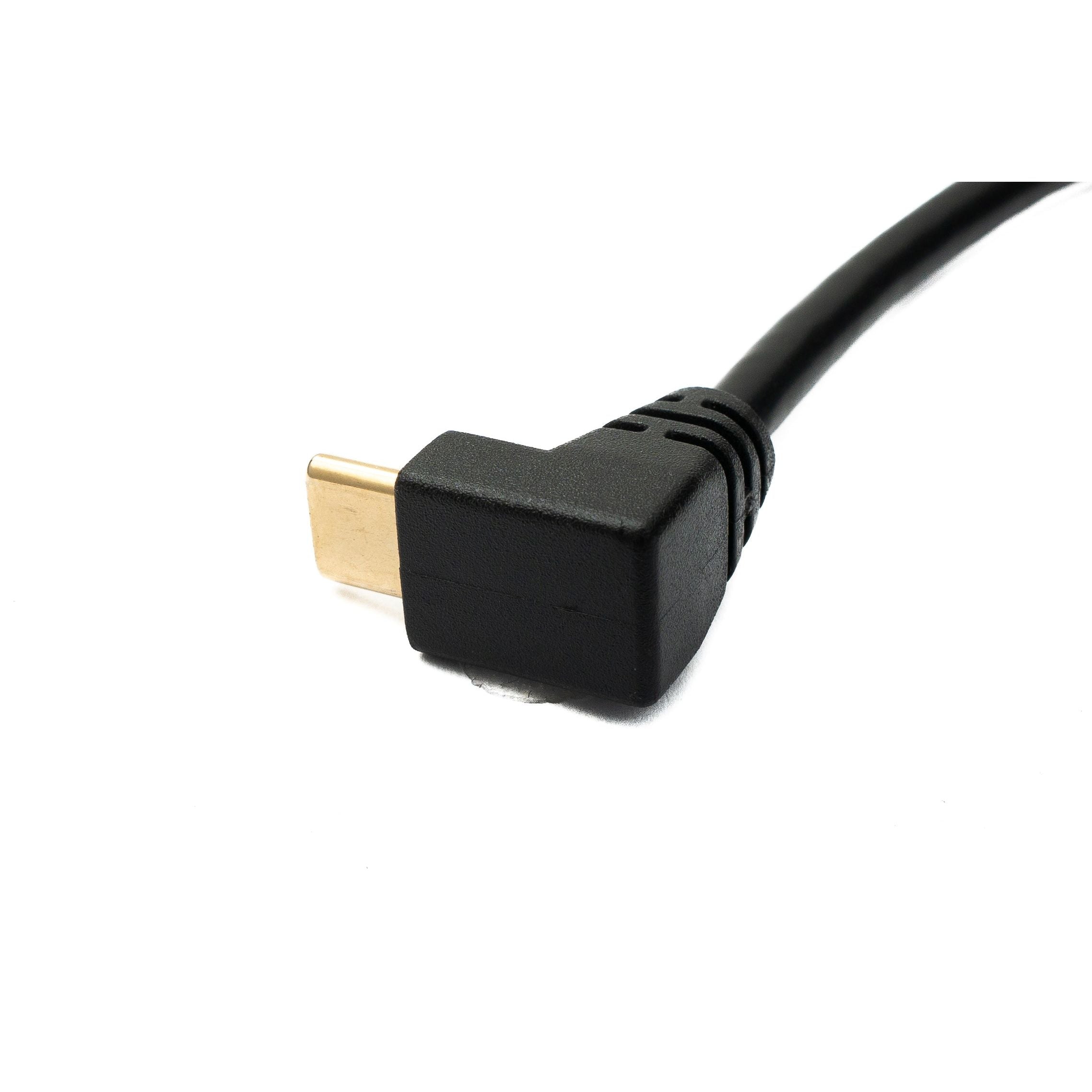 Systemhaus Zakaria USB C Zu USB A Winkelkabel Mit Auf Ab Winkelstecker 5 Gbit SuperSpeed 20 Cm