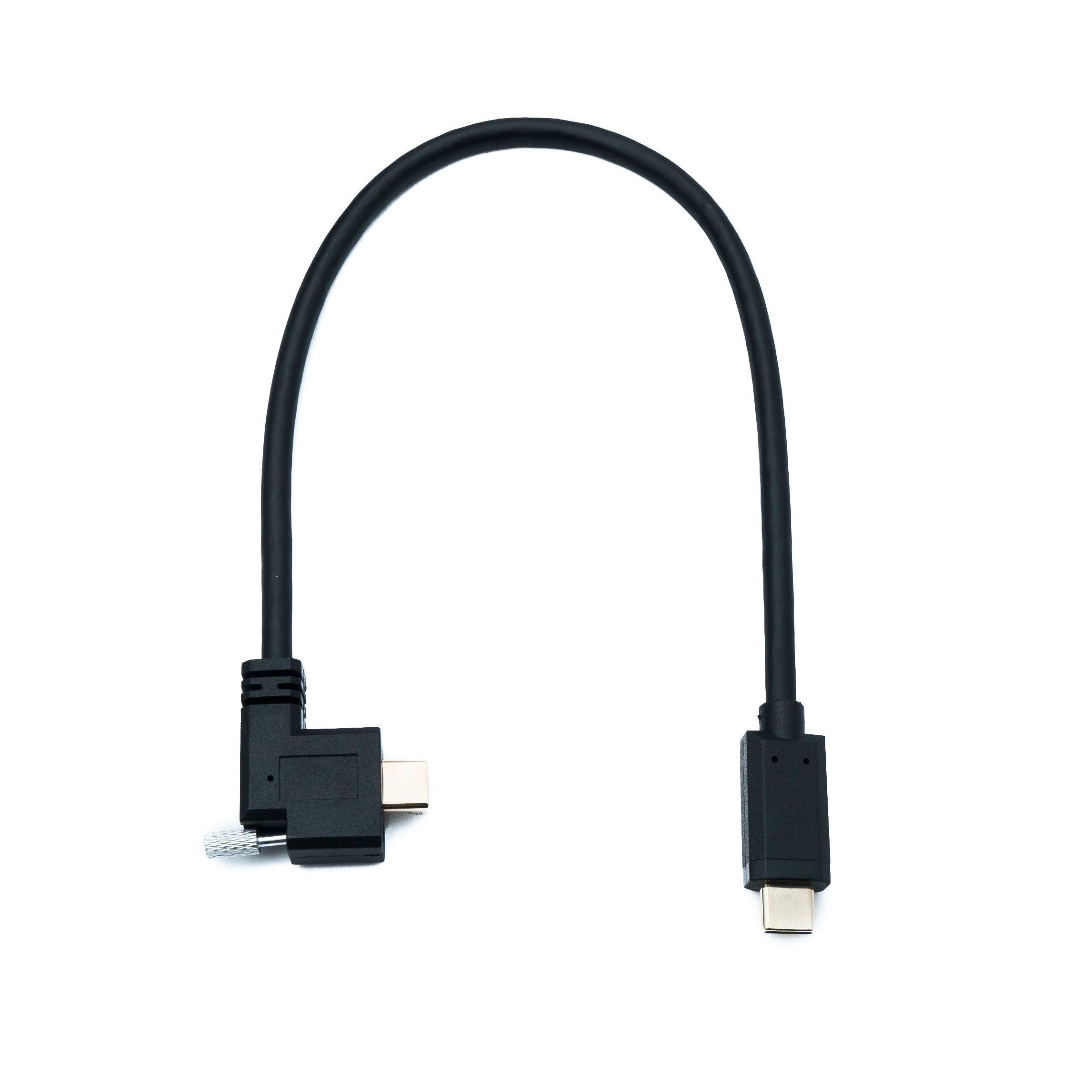 USB 3.1 Gen 2 Kabel 30 cm Typ C Stecker Zu Stecker Winkel Left Right 10 Gbit/s Highspeed