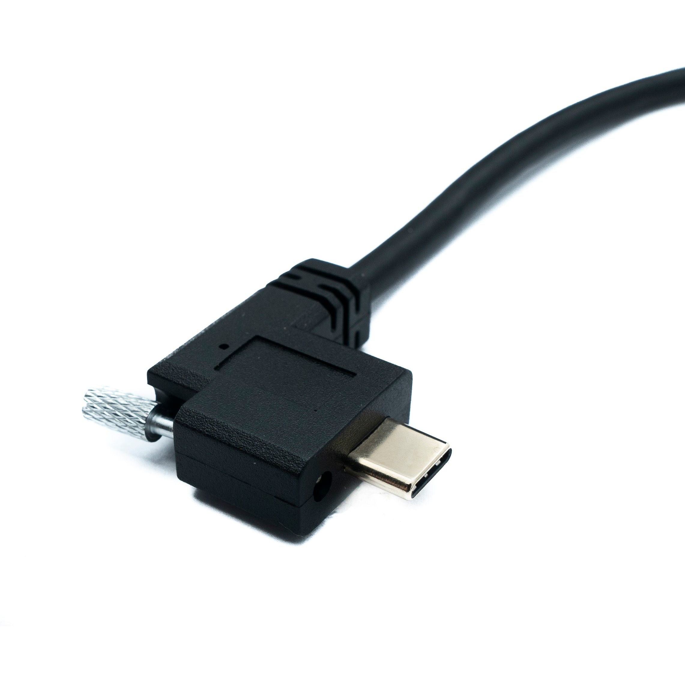 USB 3.1 Gen 2 Kabel 30 cm Typ C Stecker Zu Stecker Winkel Left Right 10 Gbit/s Highspeed