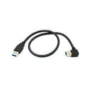 USB 3 0 Kabel Typ B Zu Typ A Winkel Down Angled 50 cm SuperSpeed 5 Gbit/s Maximale Leistung 4,5 W