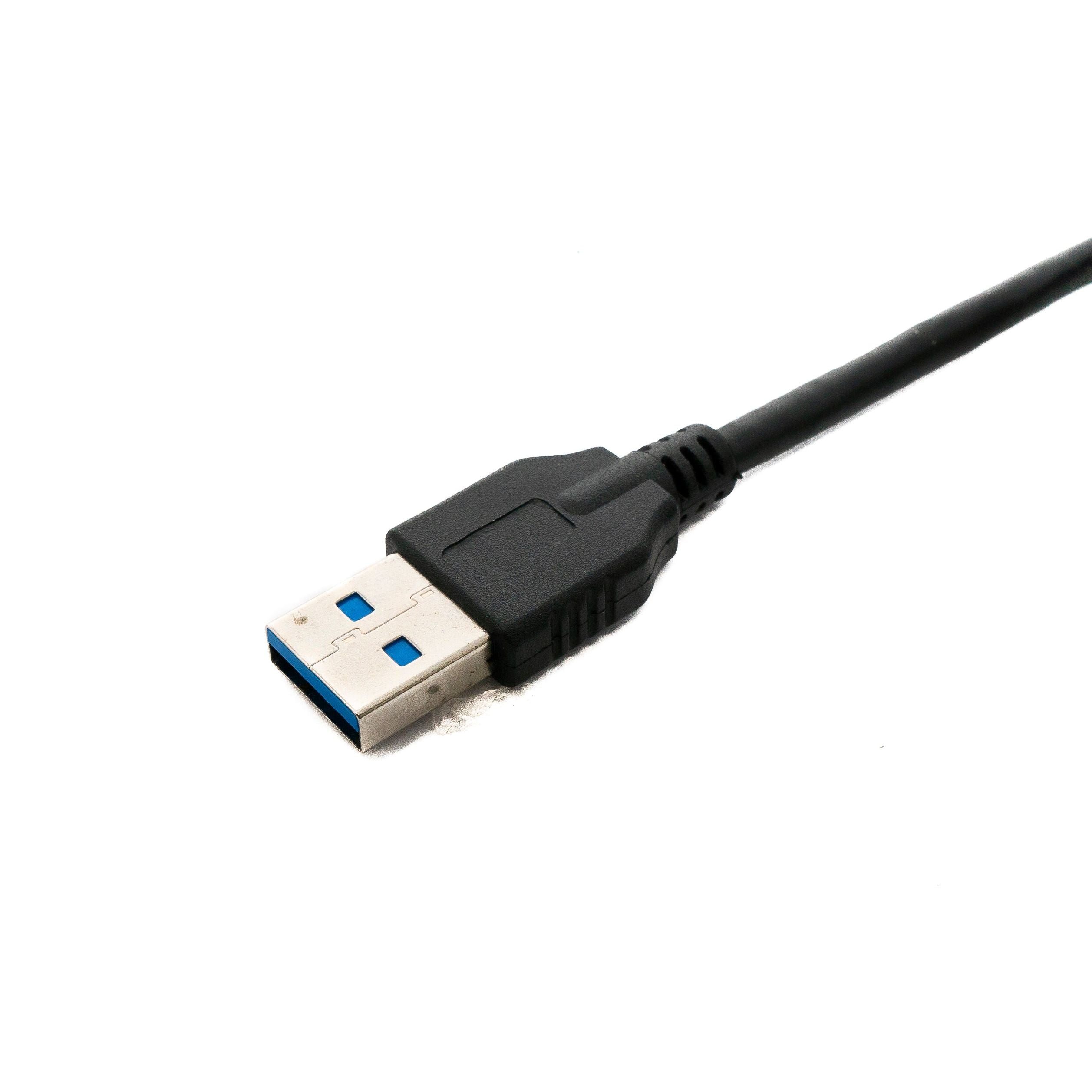 Systemhaus Zakaria USB C auf USB A Kabel USB 3.1 5 Gbit/s Schwarz 100 cm Robustes Premium