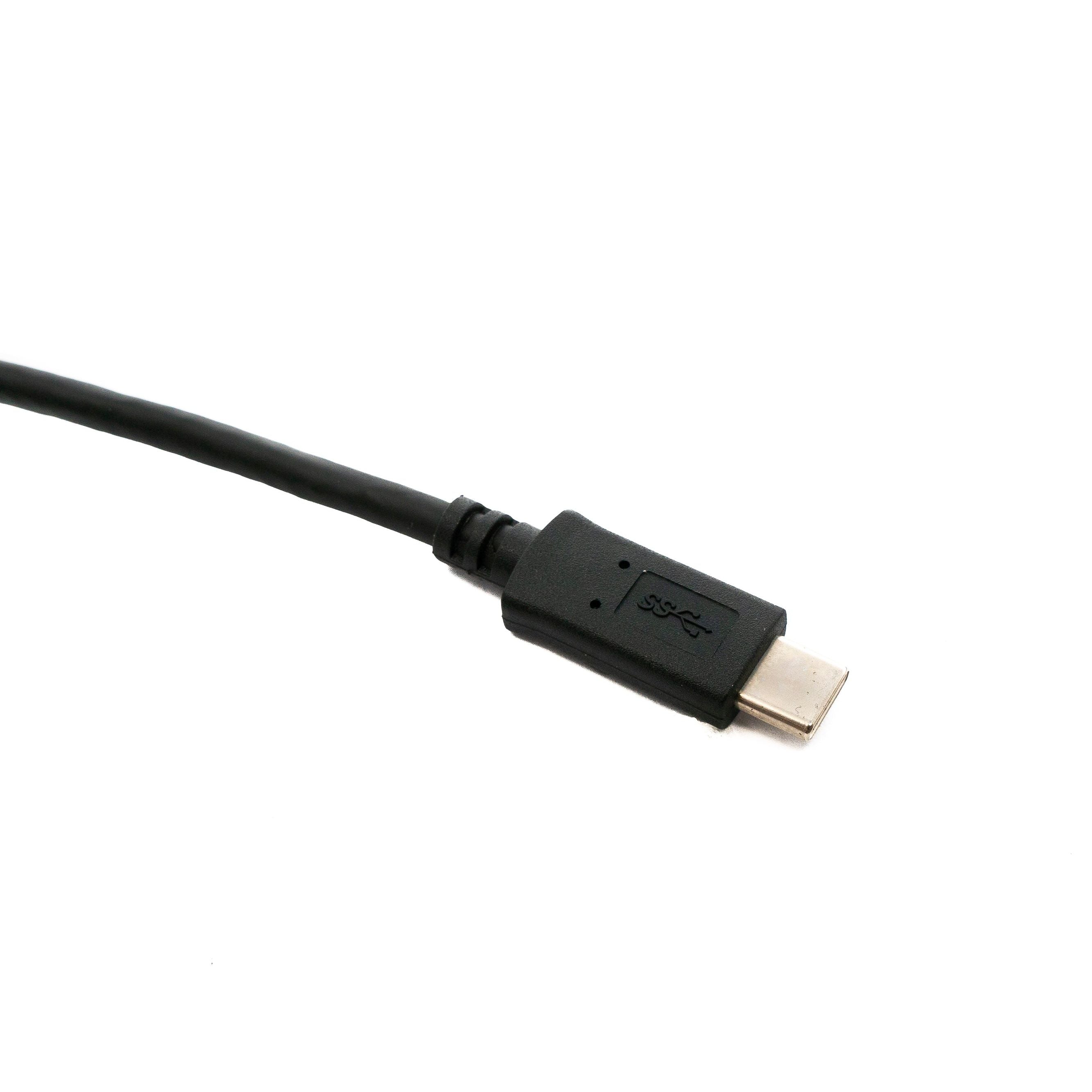 Systemhaus Zakaria USB C auf USB A Kabel USB 3.1 5 Gbit/s Schwarz 100 cm Robustes Premium