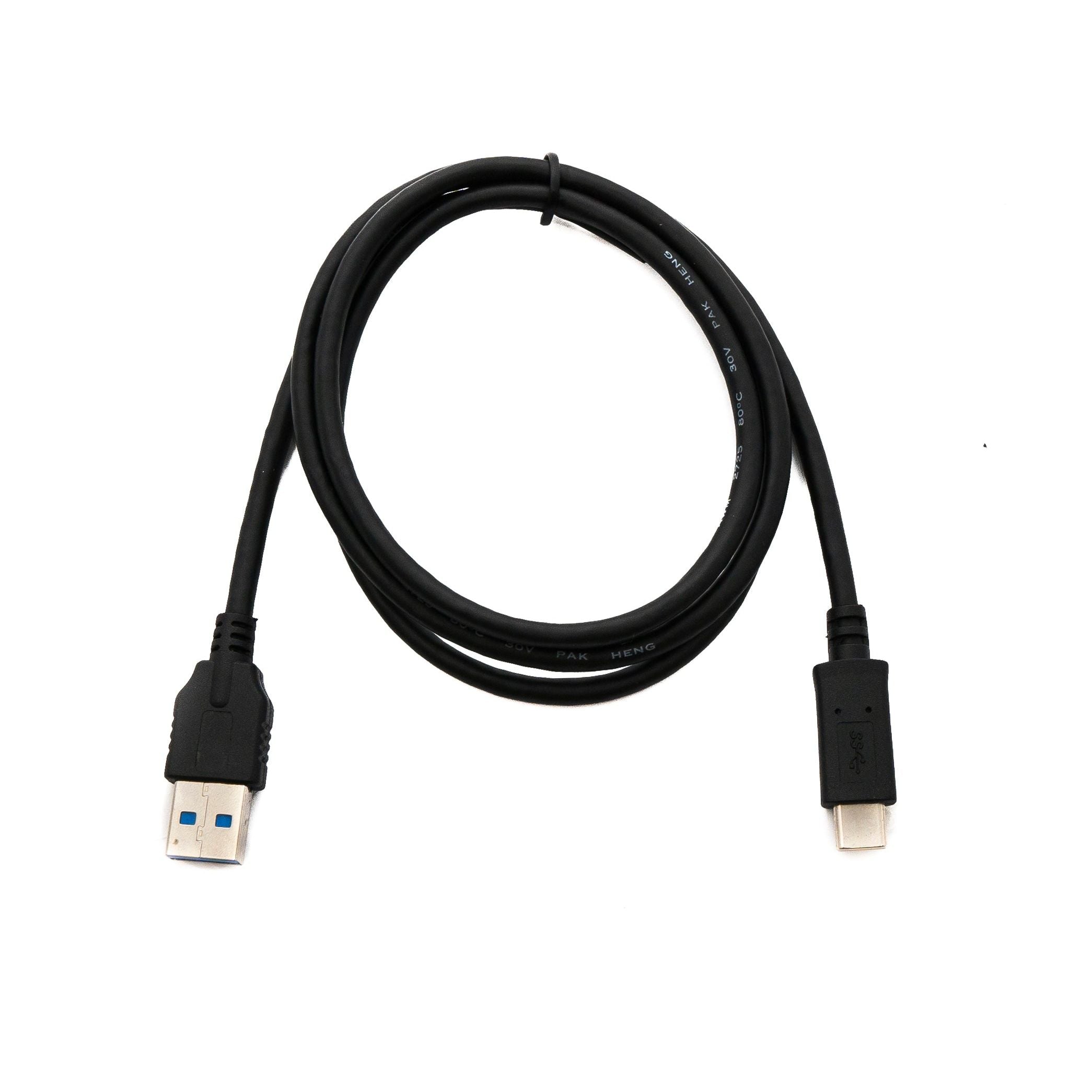 Systemhaus Zakaria USB C auf USB A Kabel USB 3.1 5 Gbit/s Schwarz 100 cm Robustes Premium