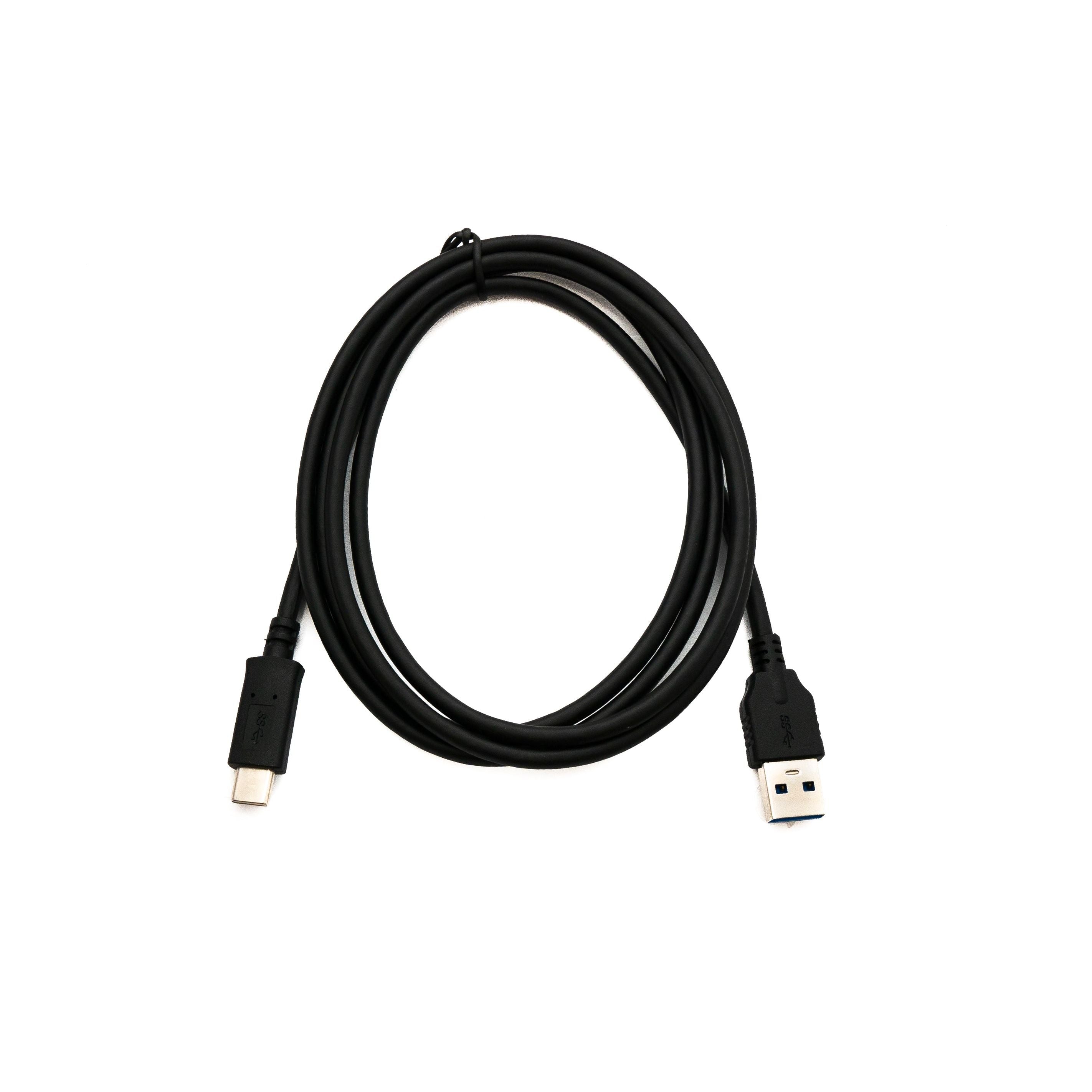 USB C Auf USB A Kabel 150 Cm USB 3.1 Gen 1 5 Gbit Pro Sekunde 100W Schwarz Für Schnellladen