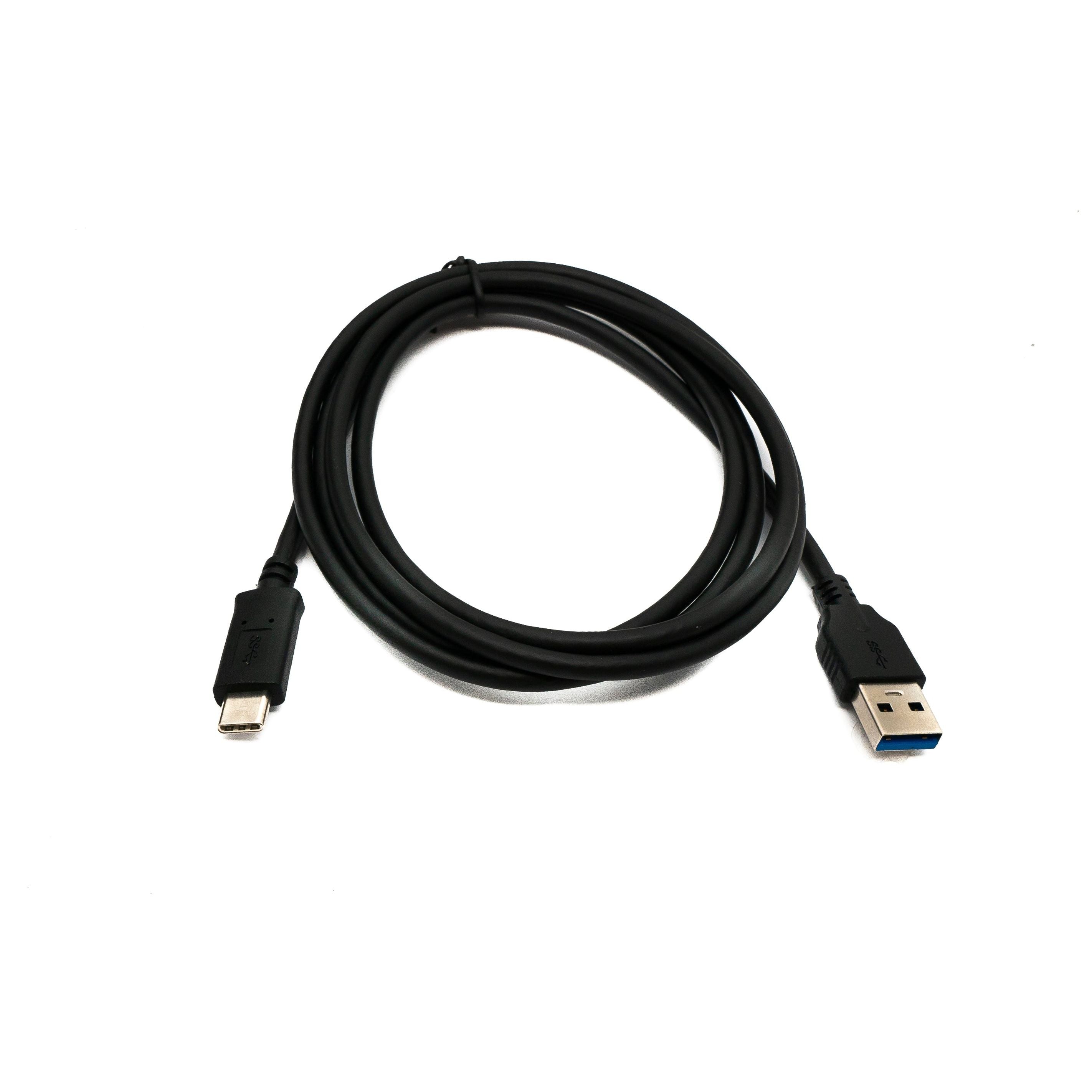 USB C Auf USB A Kabel 150 Cm USB 3.1 Gen 1 5 Gbit Pro Sekunde 100W Schwarz Für Schnellladen