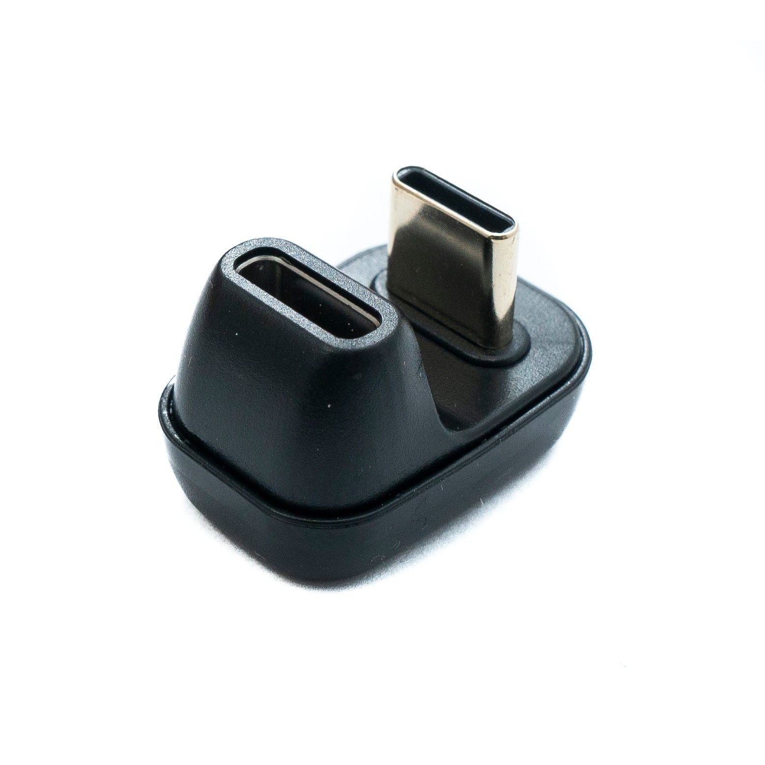 SYSTEM-S USB4 Adapter Typ C Stecker zu Buchse U Turn 180° Winkel 40 Gbit/s 240 W USB 4.0