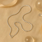 Glieder-Kette aus 925er Sterling-Silber