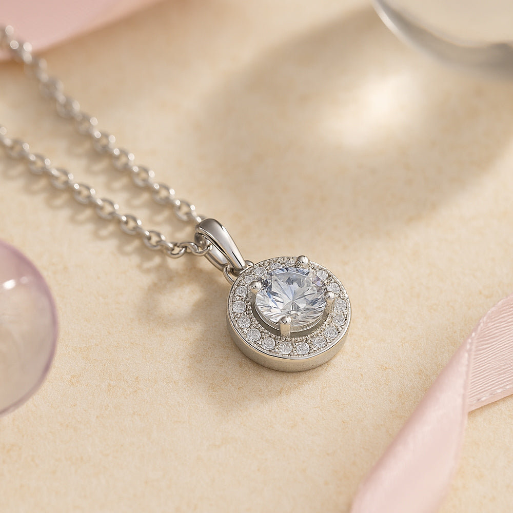 Schmuck Set aus 925er Sterling Silber, Round Stones