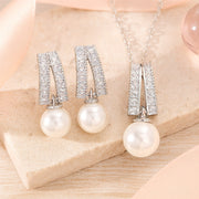 Schmuck Set aus 925er Sterling Silber, Glitter Pearls