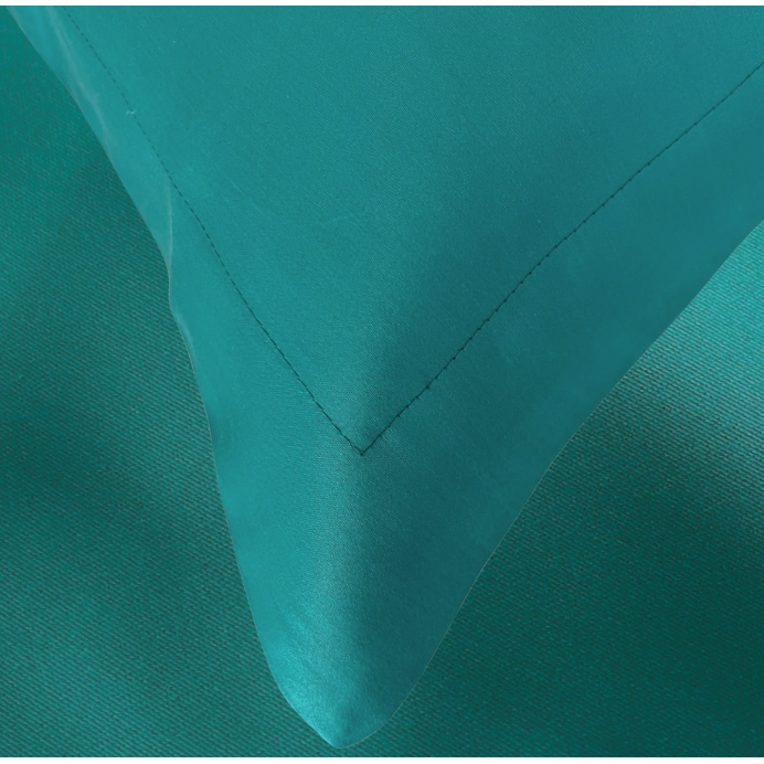 Charm Baumwolle Satin Kissenbezug Aus 100 Prozent Ägyptischer Baumwolle Mit 600 Fadendichte Und Seidigem Satinfinish