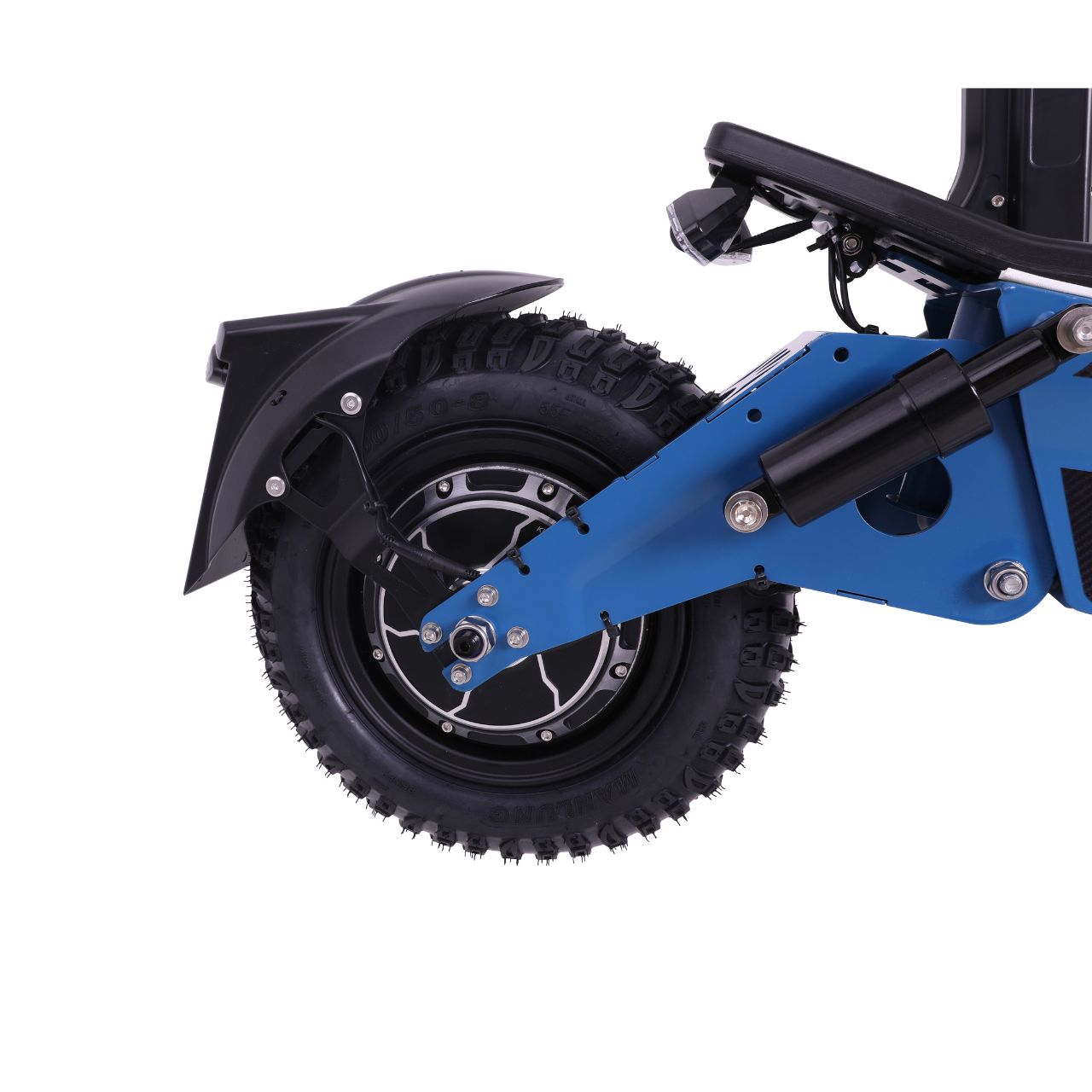 Elektroroller WANDLER-A/E 2x1500W - 45km/h - bis 140kg - Straßenzulassung - blau