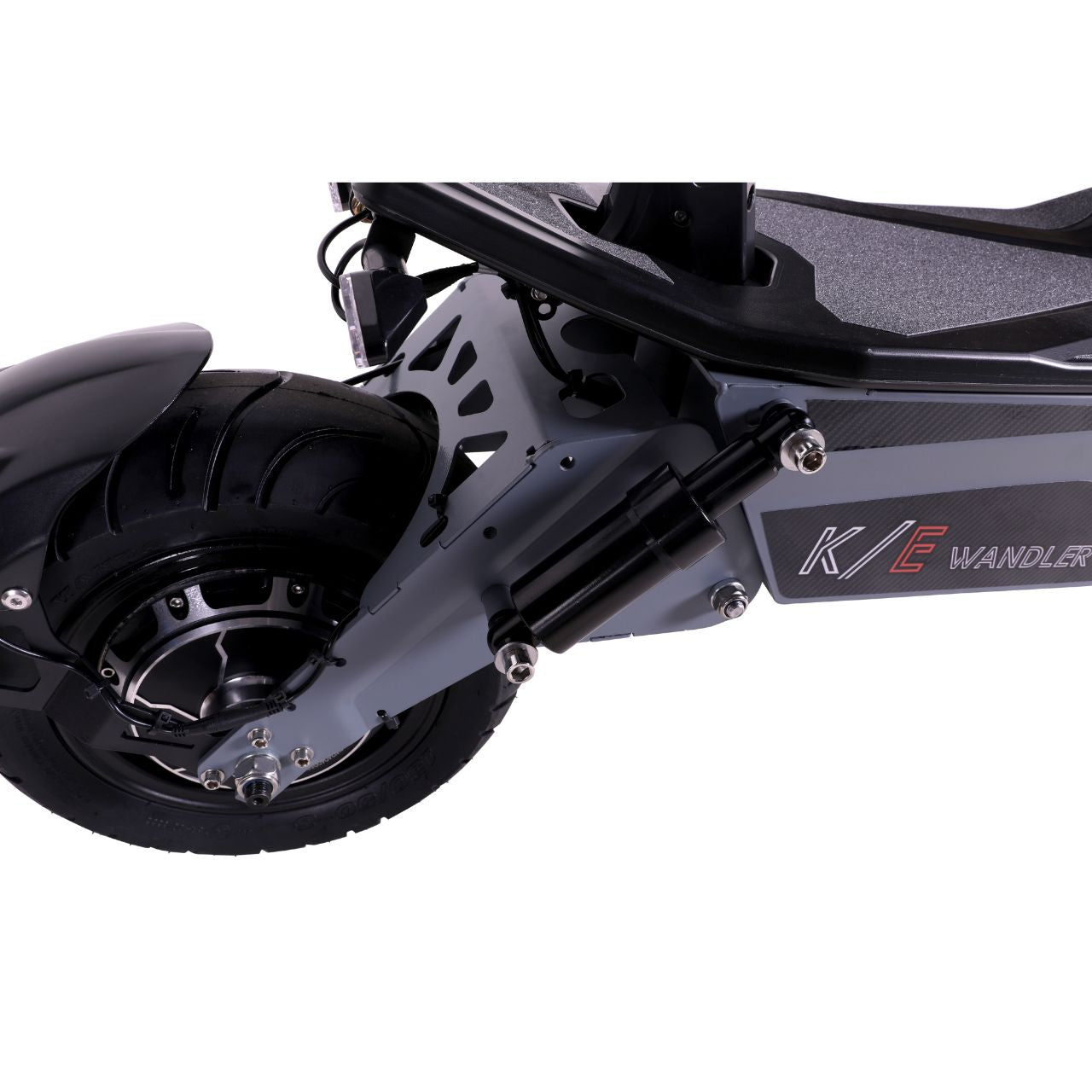 E-Scooter WANDLER-L/E - 20km/h - bis 140kg - mit Straßenzulassung - grau