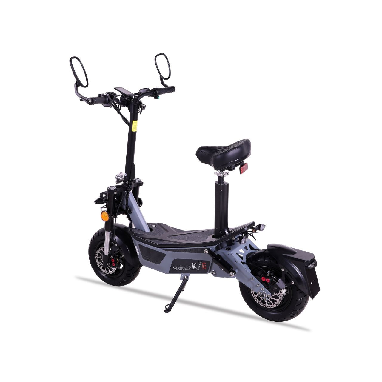 E-Scooter WANDLER-L/E - 20km/h - bis 140kg - mit Straßenzulassung - grau