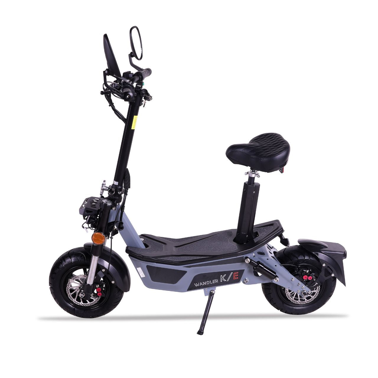 E-Scooter WANDLER-L/E - 20km/h - bis 140kg - mit Straßenzulassung - grau