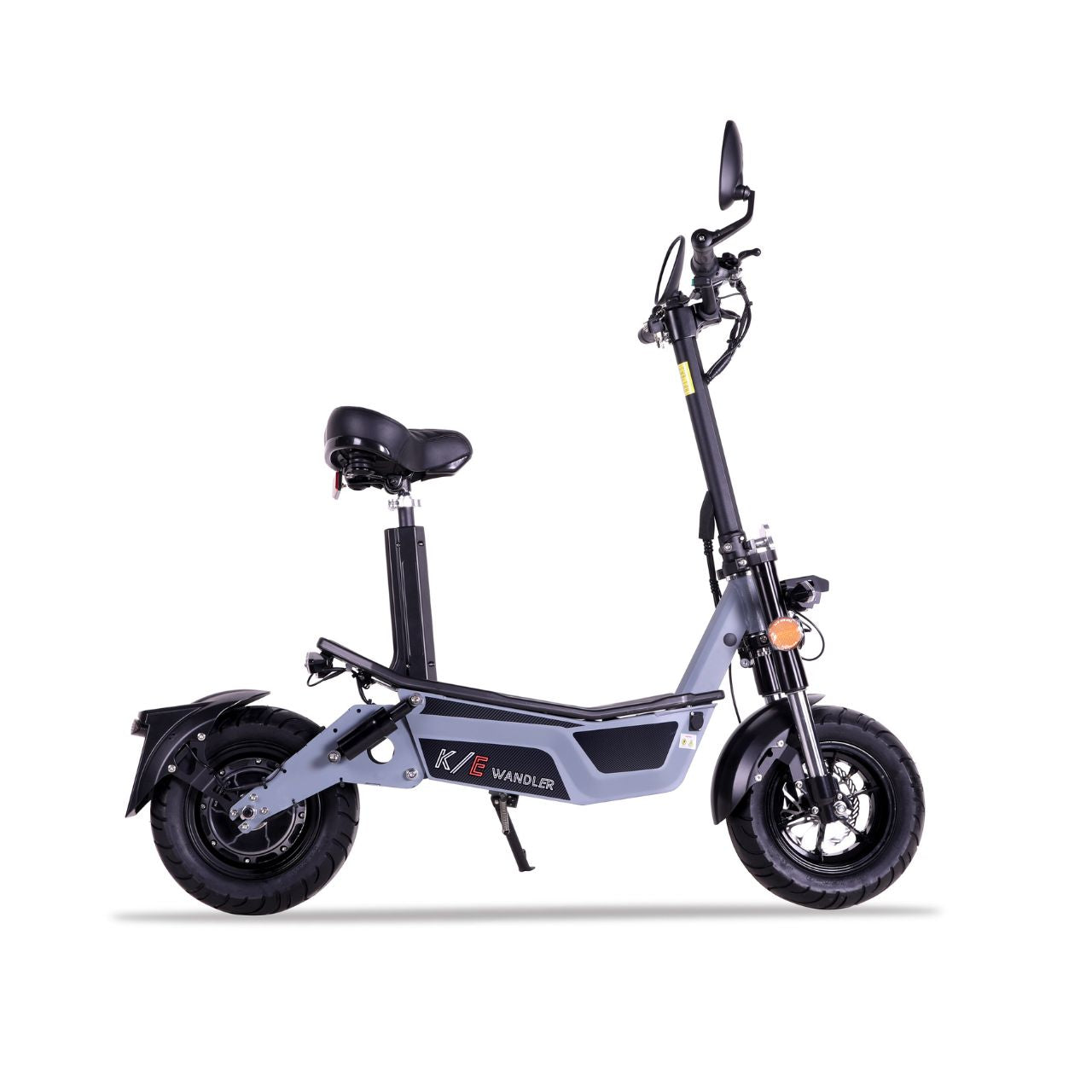 E-Scooter WANDLER-L/E - 20km/h - bis 140kg - mit Straßenzulassung - grau