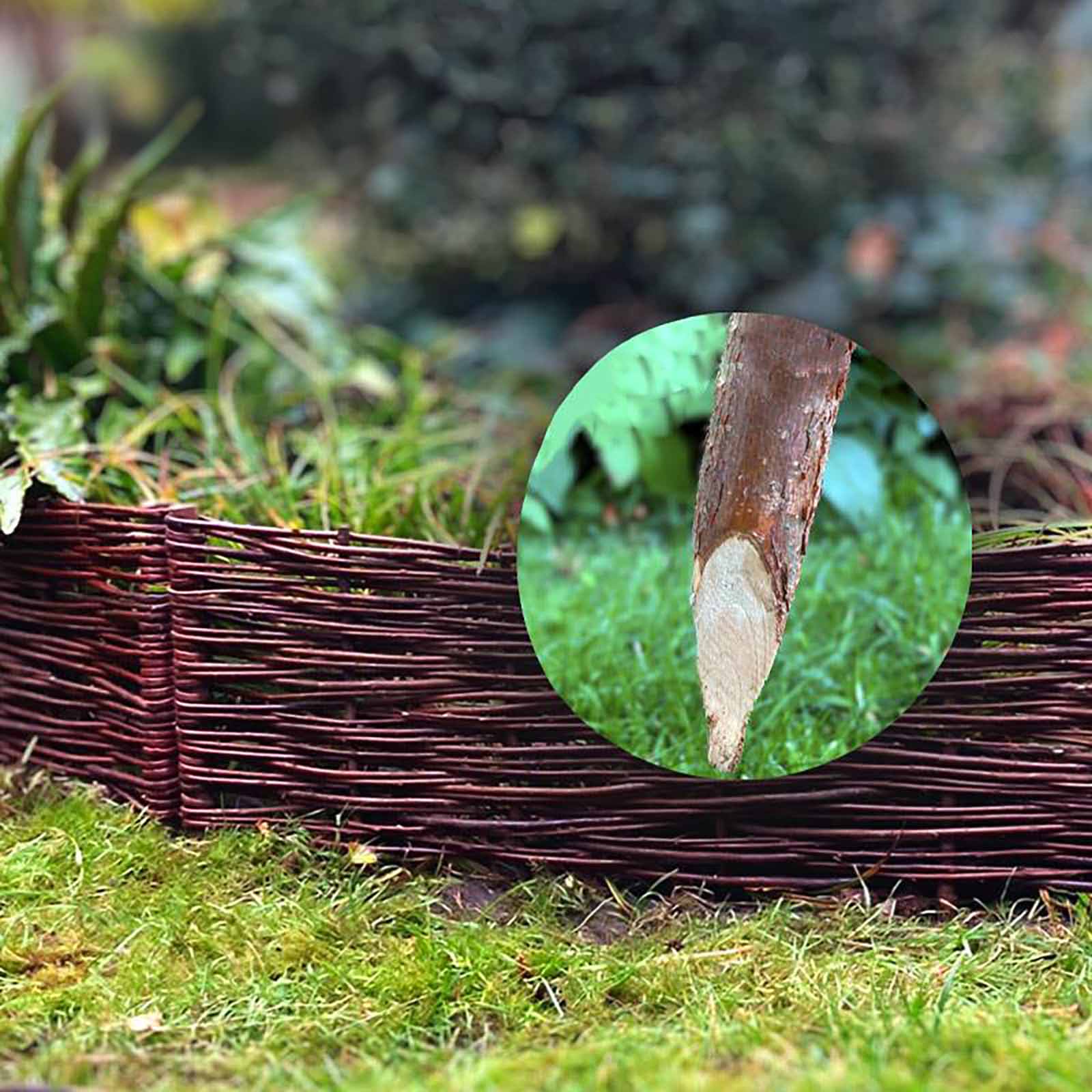 Weidensteckzaun - Gartenidylle aus Naturmaterial