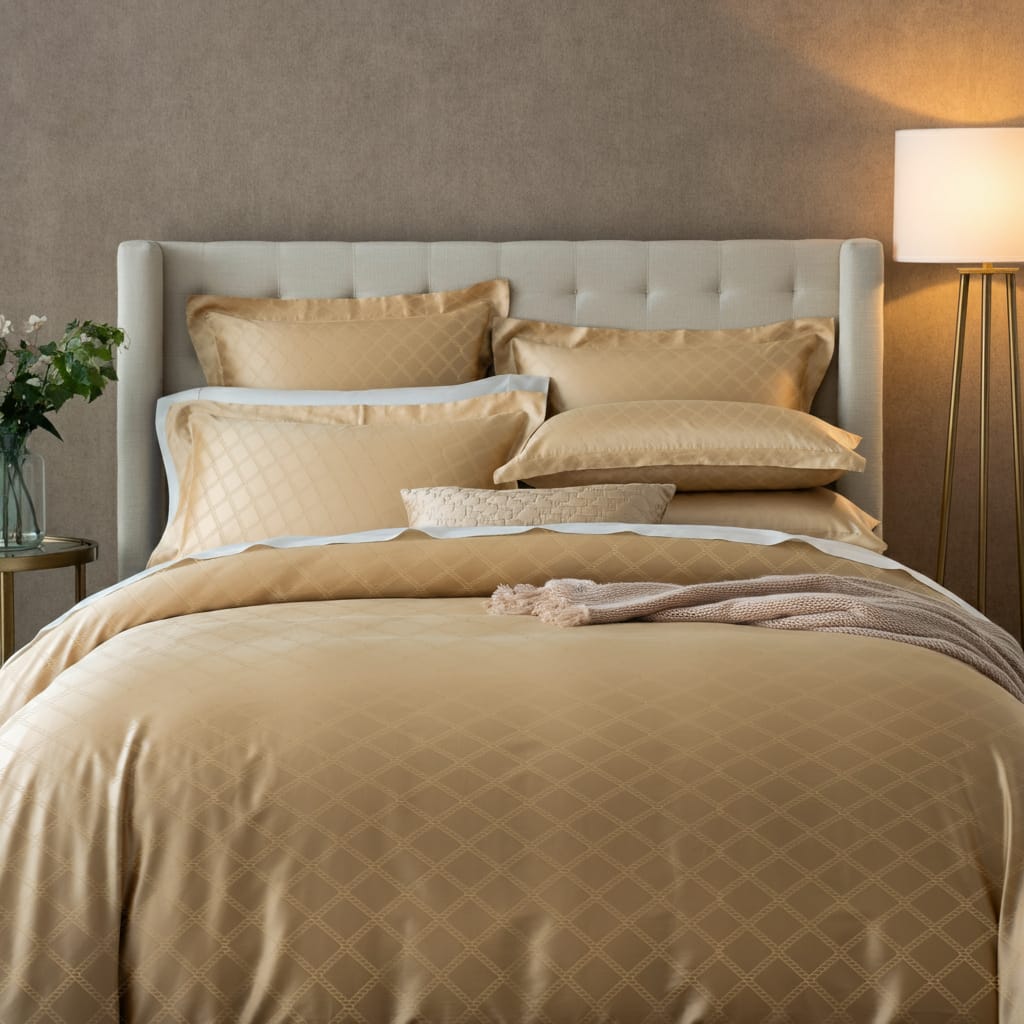 Verdura Baumwolle Jacquard Kissenbezug Ägyptische Baumwolle 600 Fadendichte Luxus Gewebe