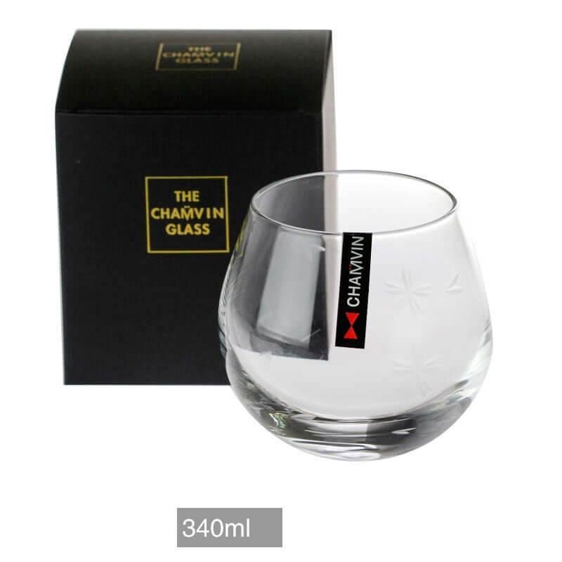 Whiskyglas Shaker Mit Holzuntersetzer 340ml Kristallglas Für Exzellenten Whiskygenuss