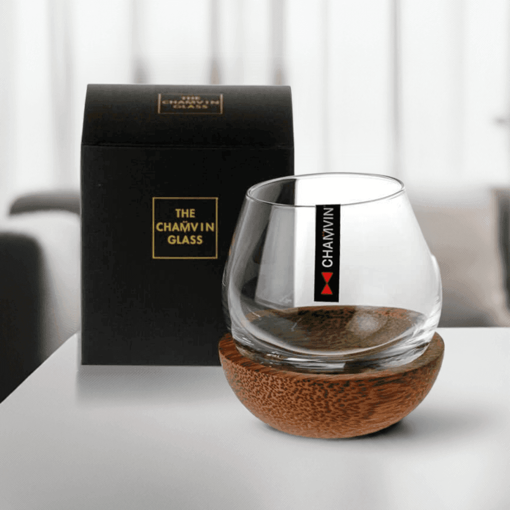 Whiskyglas Shaker Mit Holzuntersetzer 340ml Kristallglas Für Exzellenten Whiskygenuss