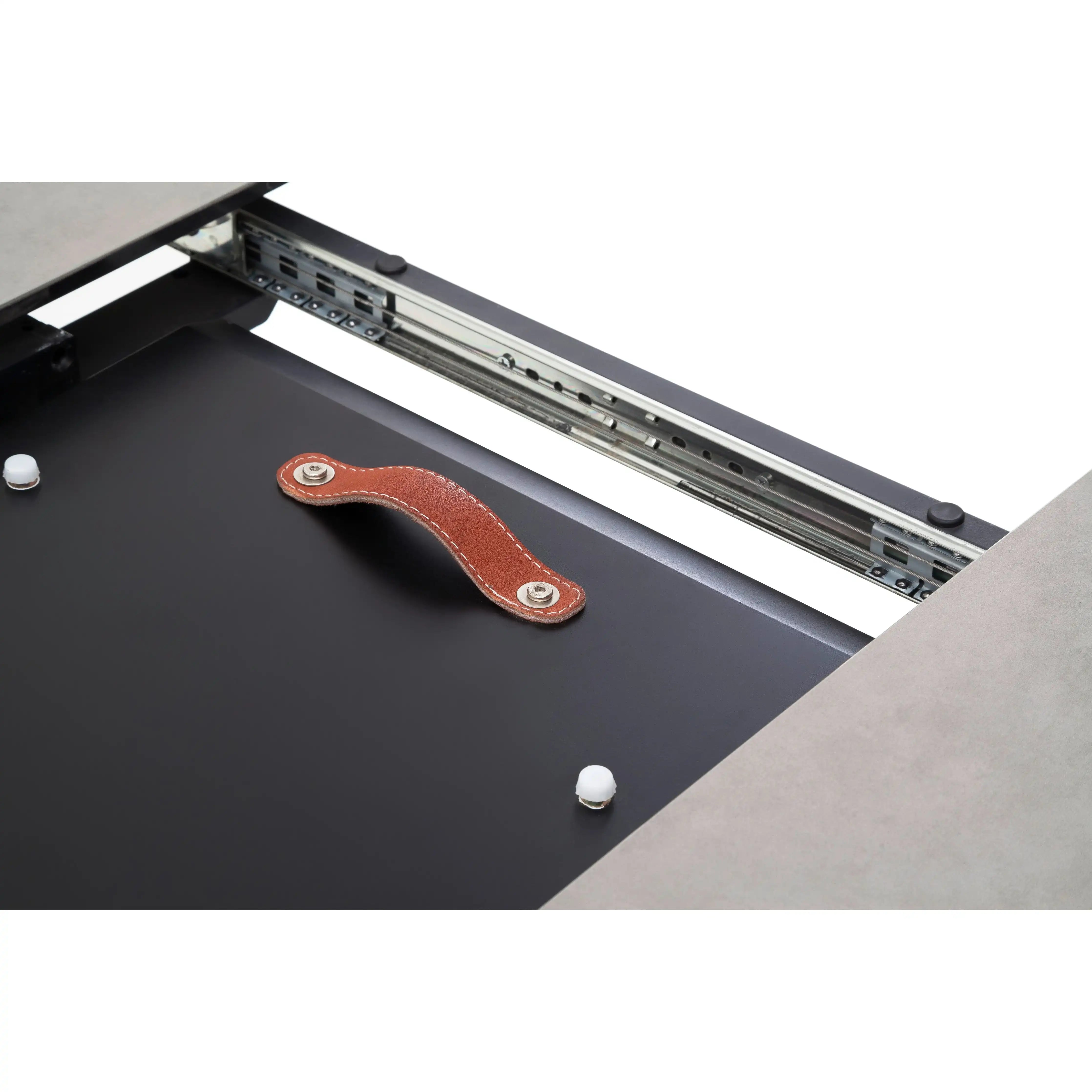 WINNIPEG Auszugstisch Mit Synchronauszug Und Klappeinlage KeramikSicherheitsglas