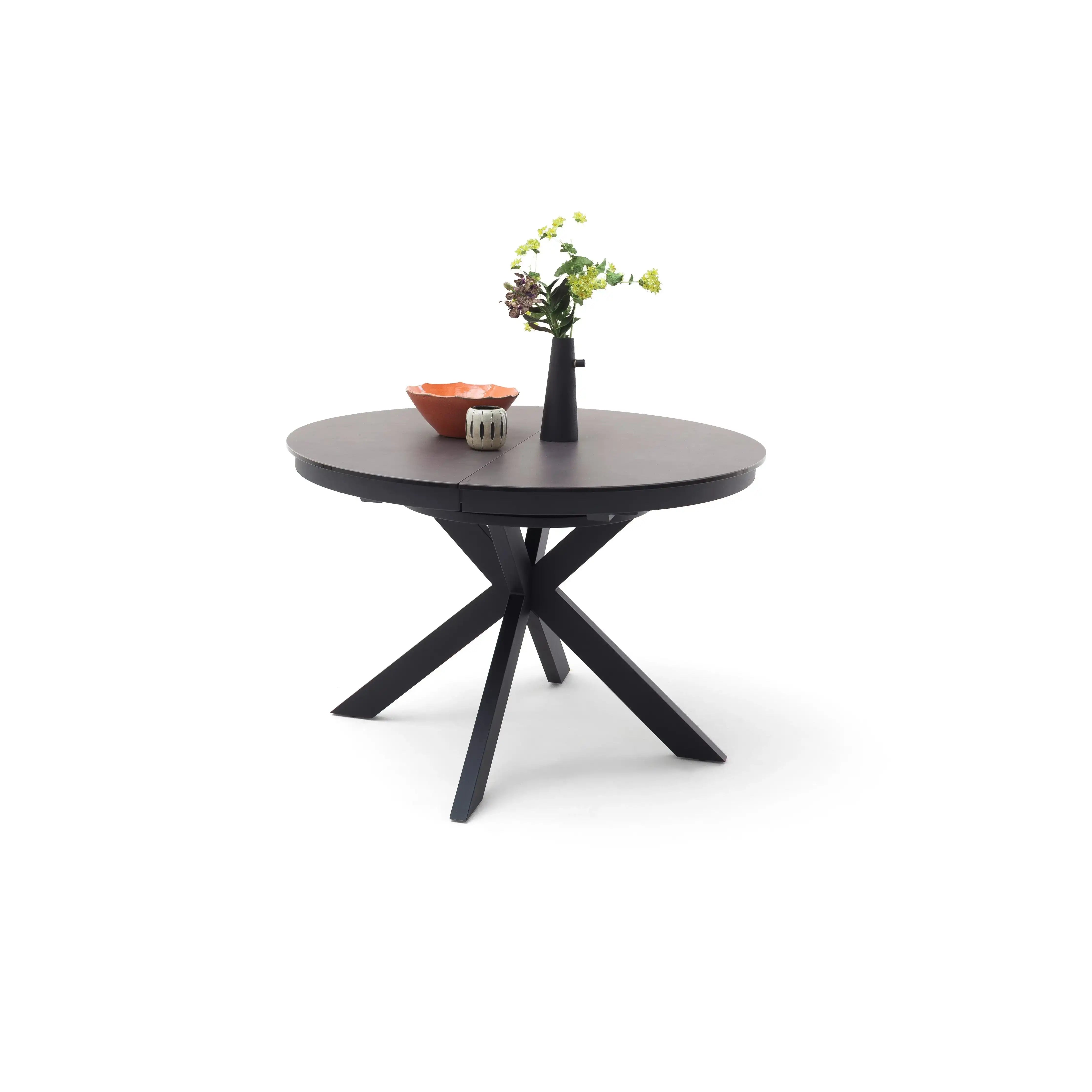 WINNIPEG Auszugstisch Mit Synchronauszug Und Klappeinlage KeramikSicherheitsglas