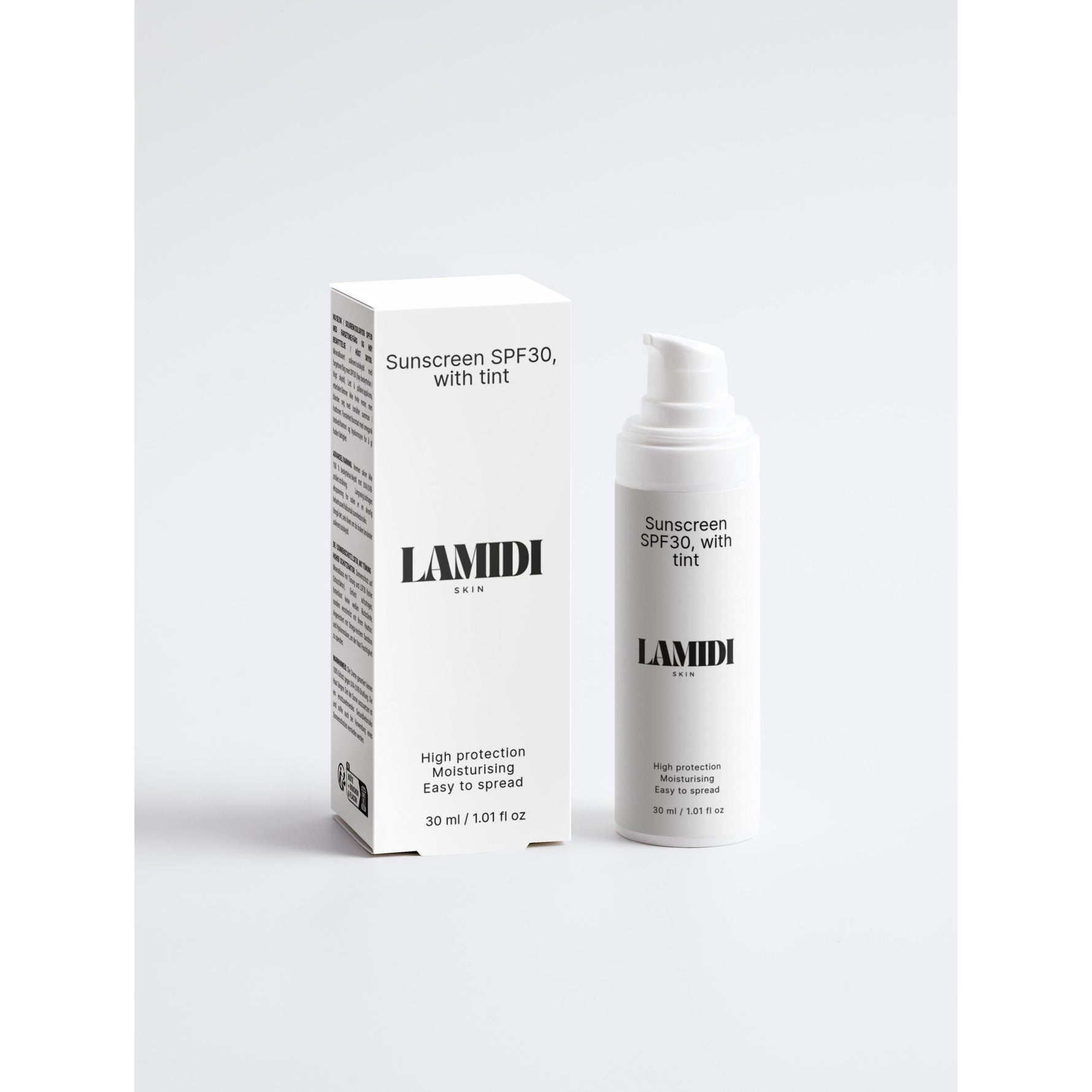 Sunscreen SPF30, with tint