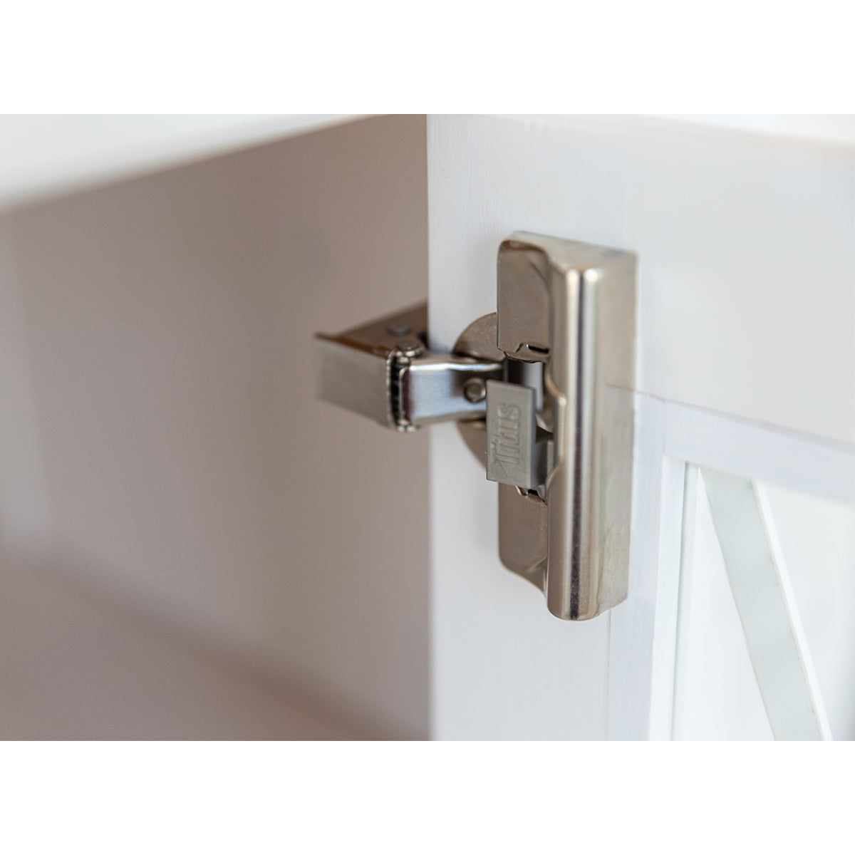 Milano Elite Massivholz Kiefer Schubladen Vitrine 1-Türig | Farbe Weiß/Kiefer