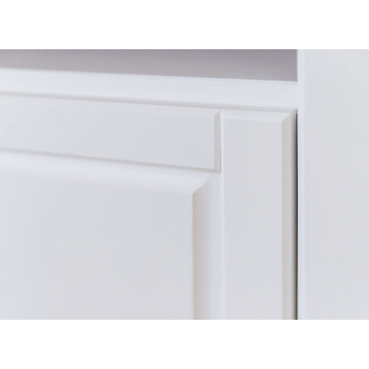 Milano Elite Massivholz Kiefer Lowboard Kommode 2.4 | Farbe Weiß/Kiefer