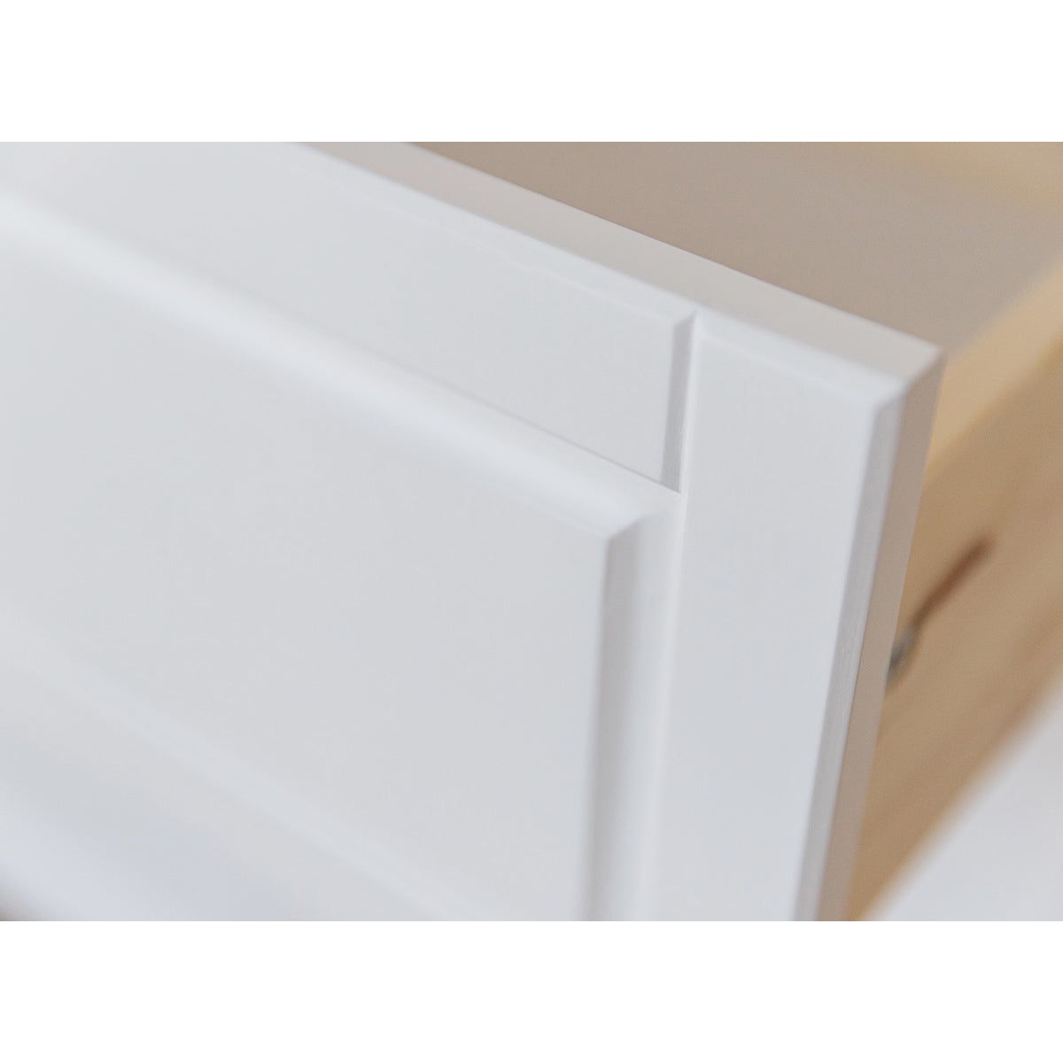 Milano Elite Massivholz Kiefer Lowboard Kommode 2.2 | Farbe Weiß/Kiefer