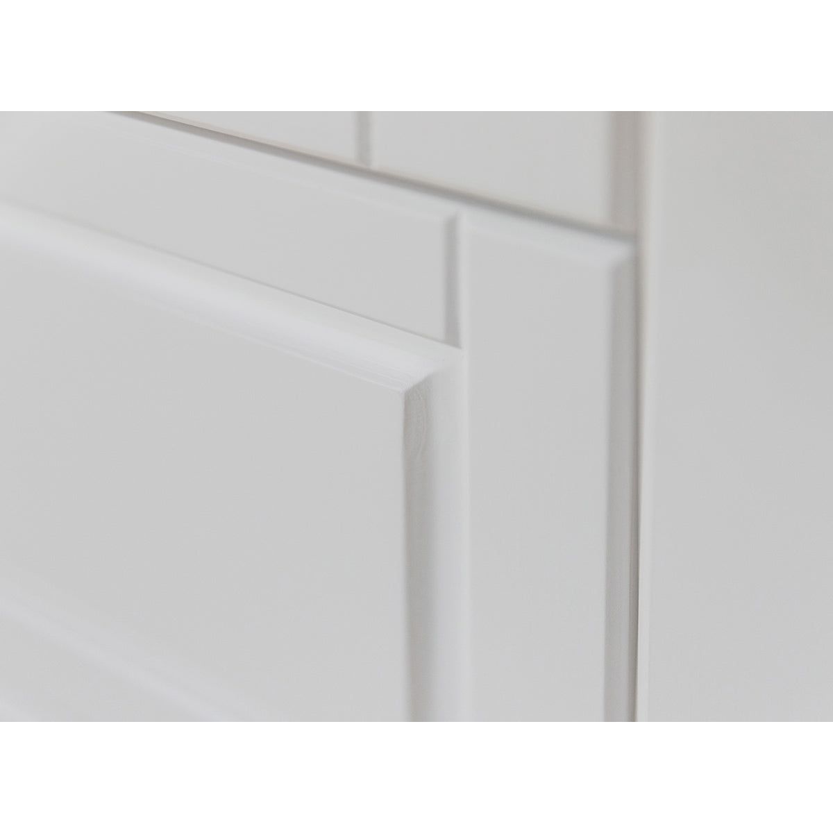 Milano Elite Massivholz Kiefer Kommode 3.3 | Farbe Weiß/Kiefer