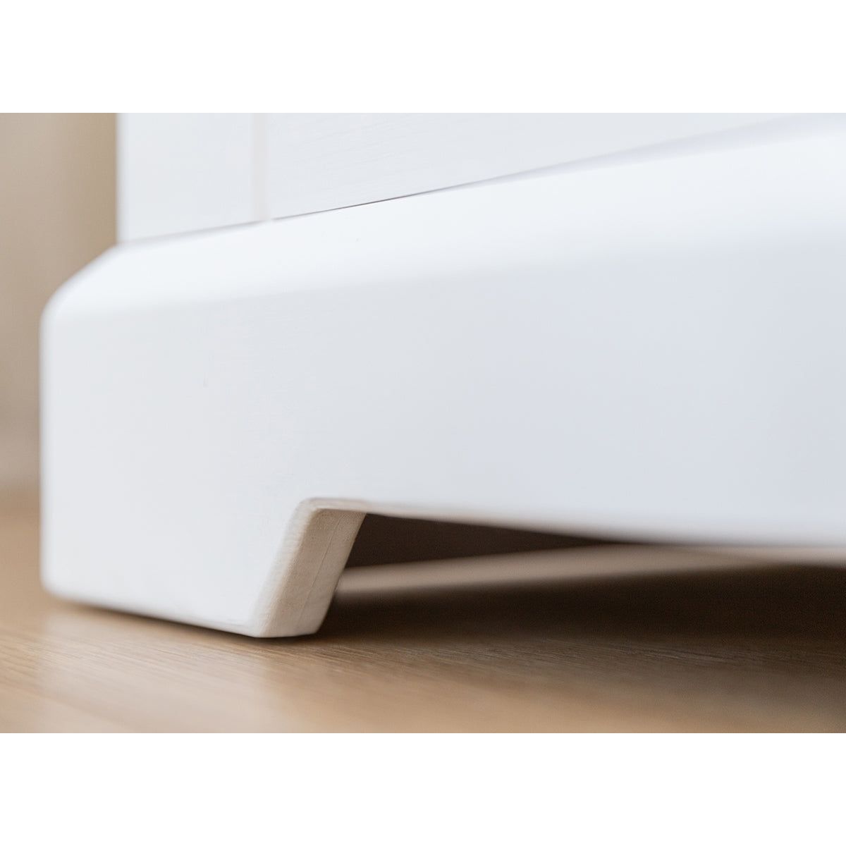 Milano Elite Massivholz Kiefer Lowboard Kommode 2.2 | Farbe Weiß/Kiefer